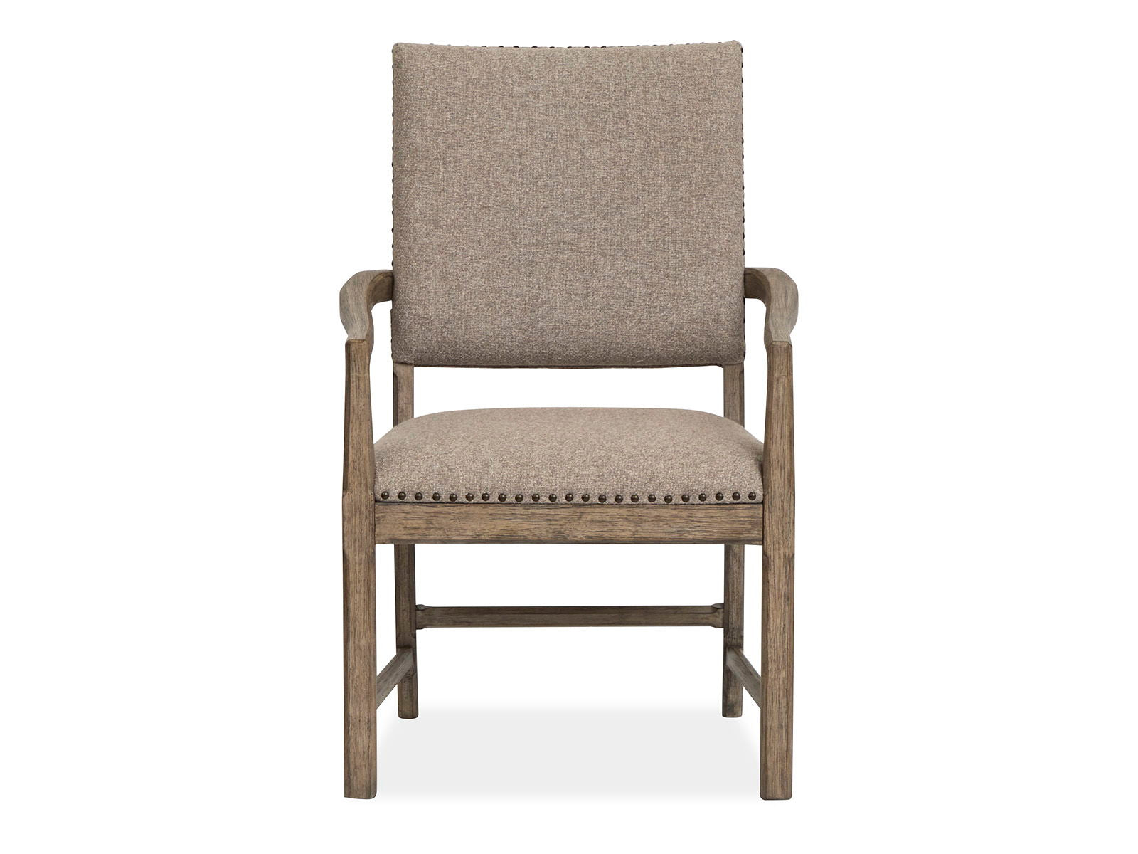 Claremont - Upholstered Arm Chair (Set of 2) - Smokey Taupe