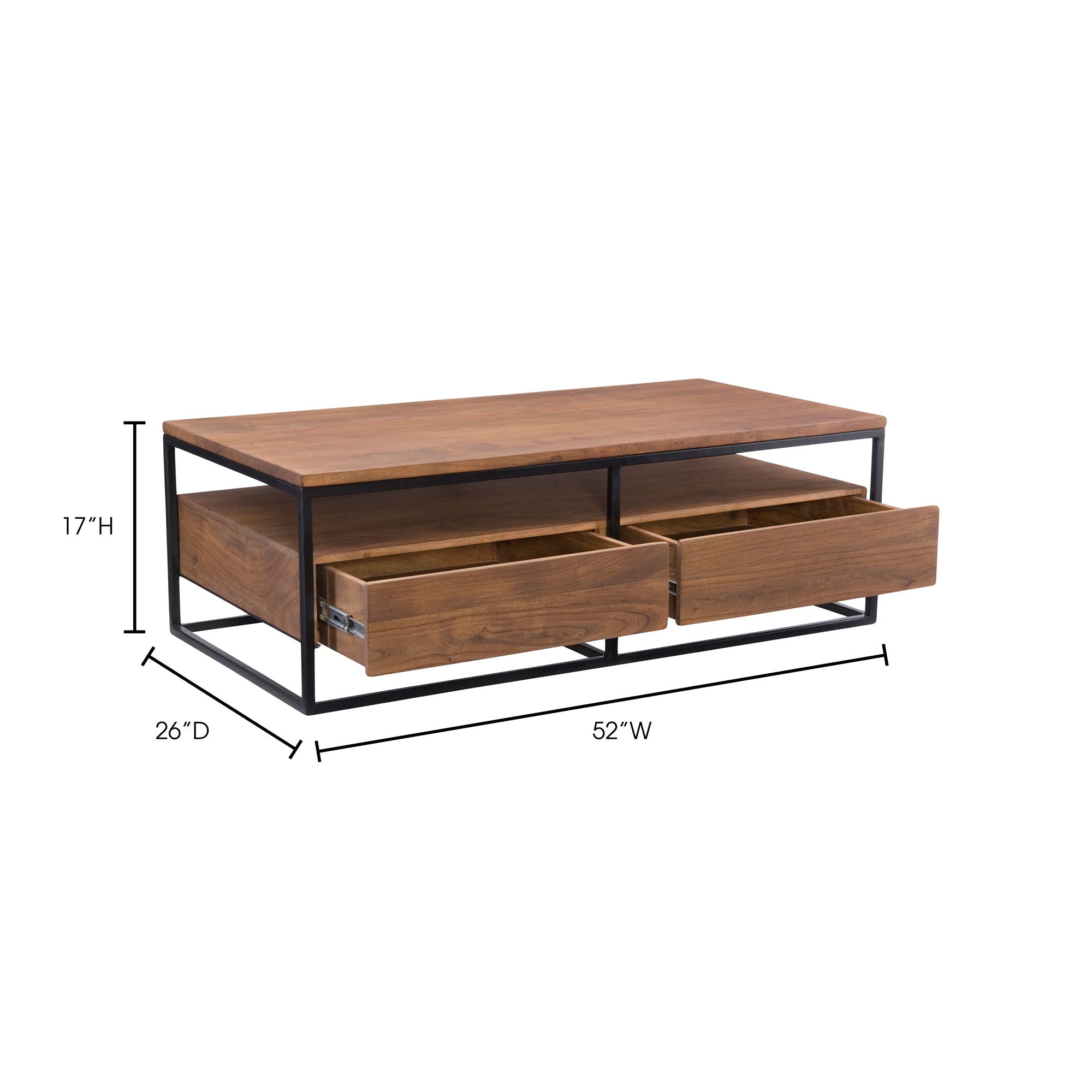 Vancouver - Coffee Table - Brown