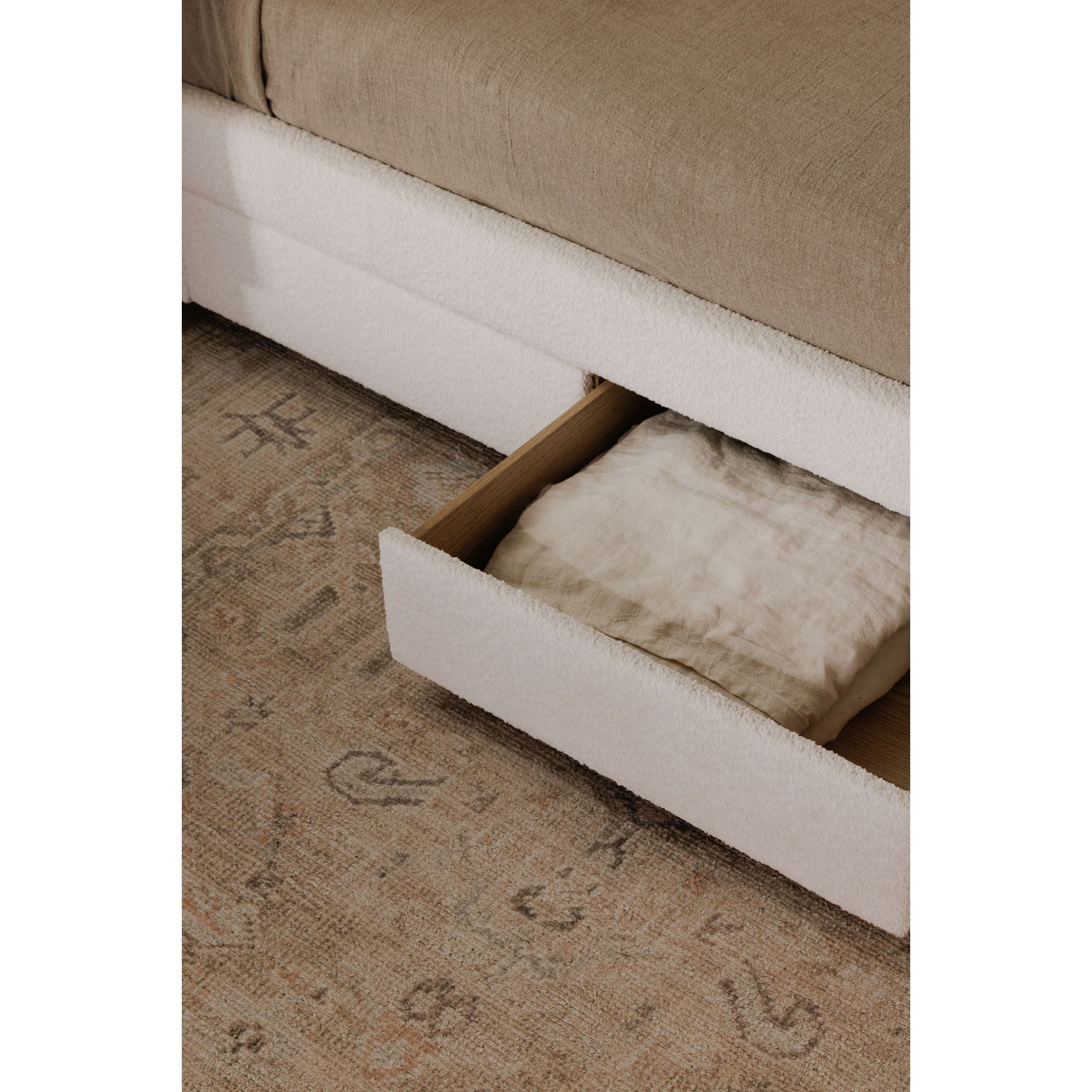 Sophia - Queen Bed - Cream