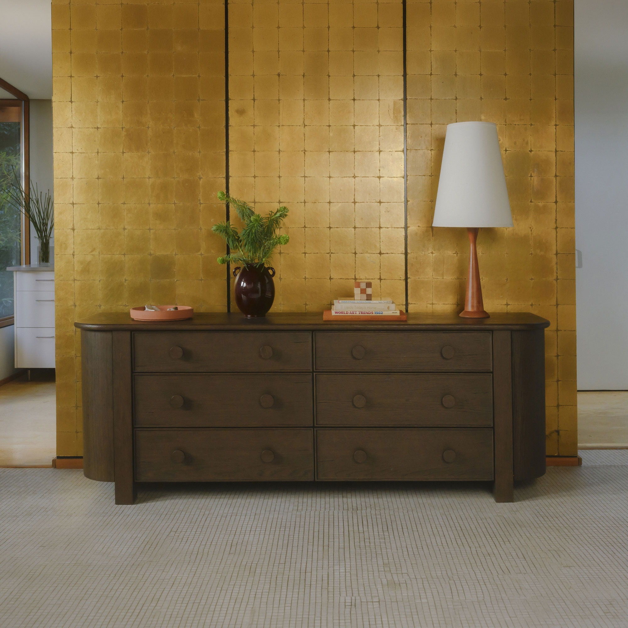 Loren - 6 Drawer Dresser - Dark Brown