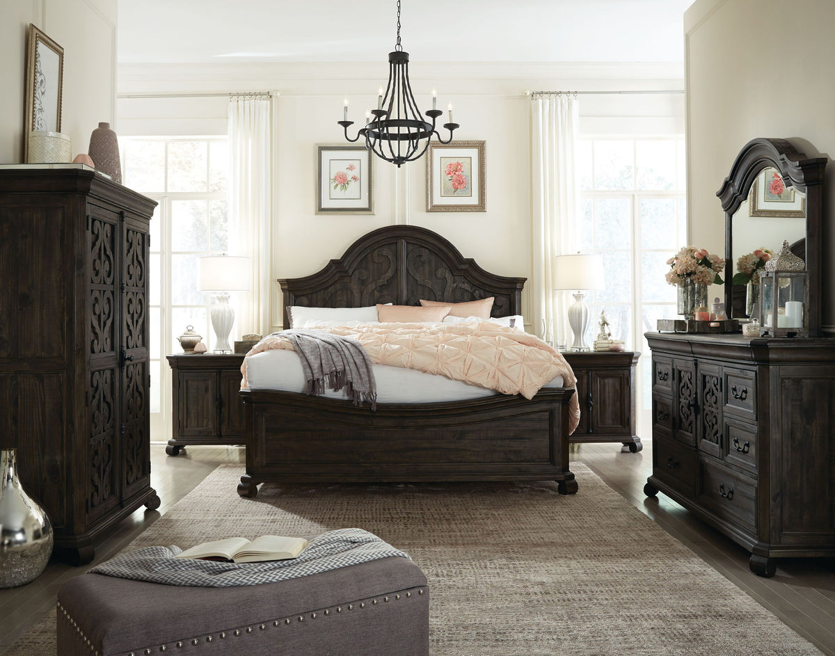 Bellamy - Complete Shaped Panel Bed