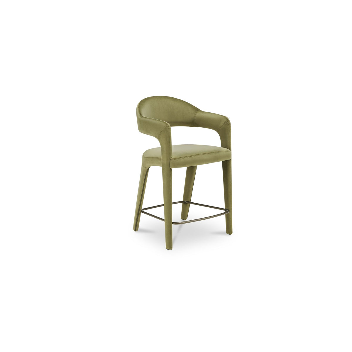 Martens - Counter Stool Velvet - Green