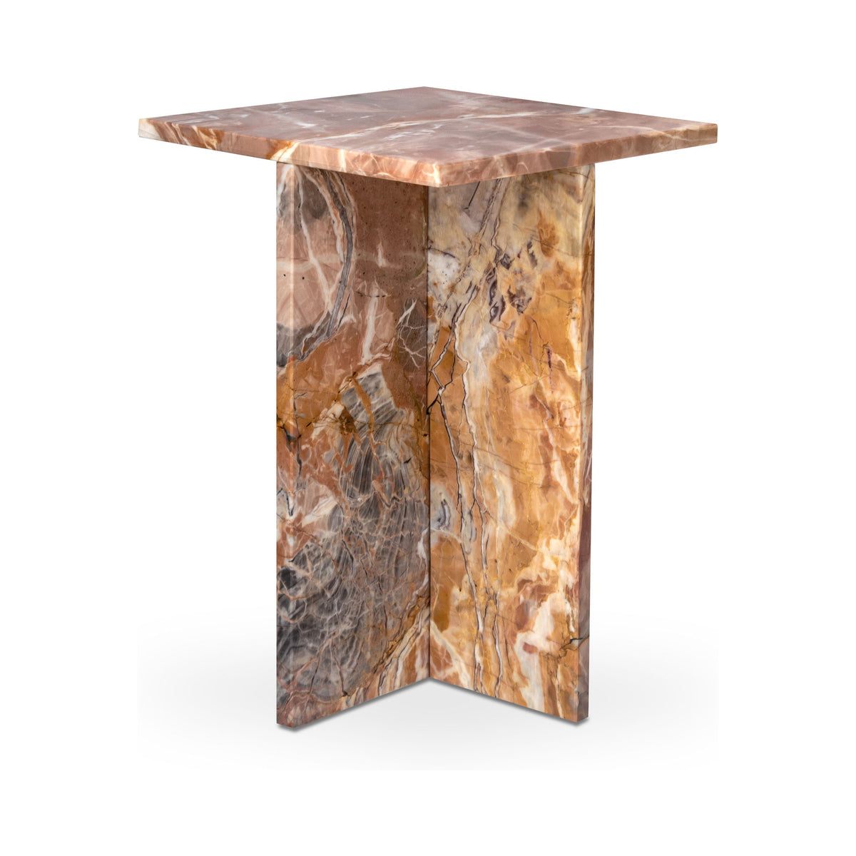 Blair - Accent Table Levante Marble - Orange