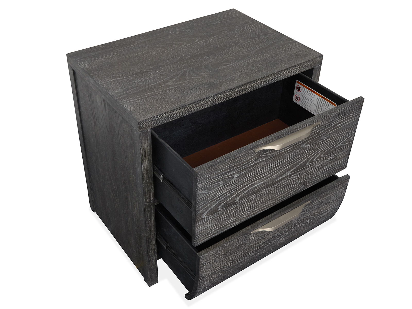 Kinsley - Drawer Nightstand - Black Heron