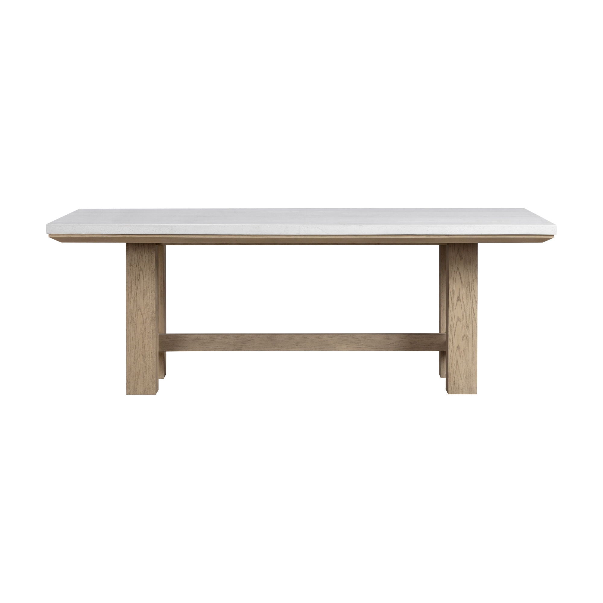 Cornerstone - Stone Top Table - French Oak