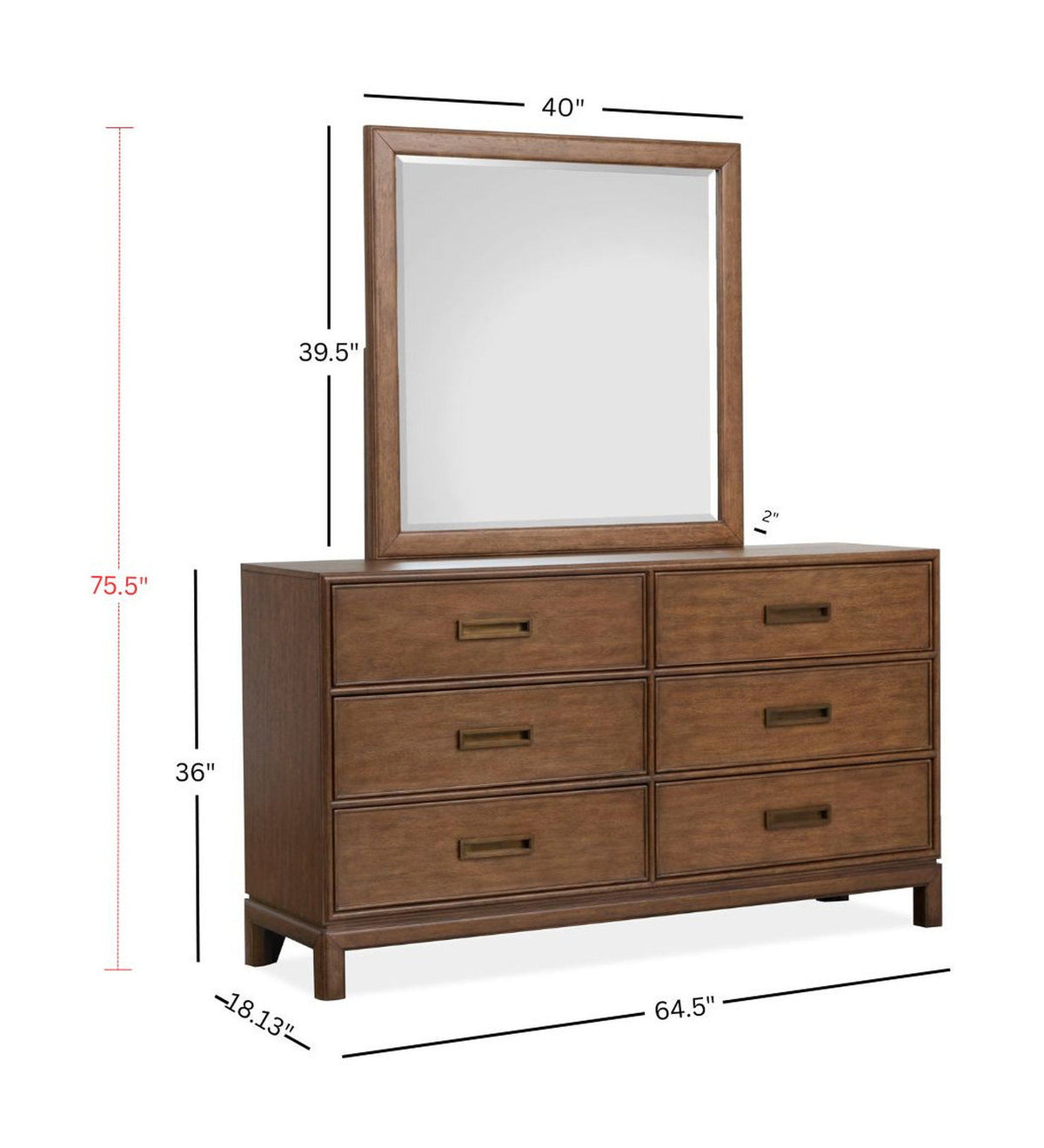 Ridgefield - Double Drawer Dresser
