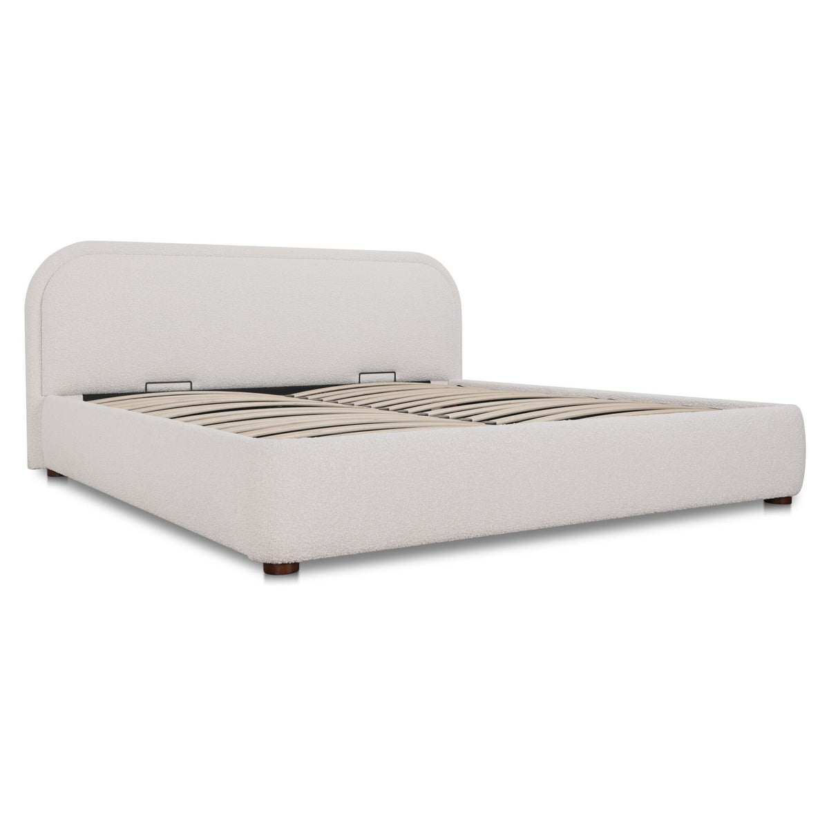 Colin - King Storage Bed - Oatmeal