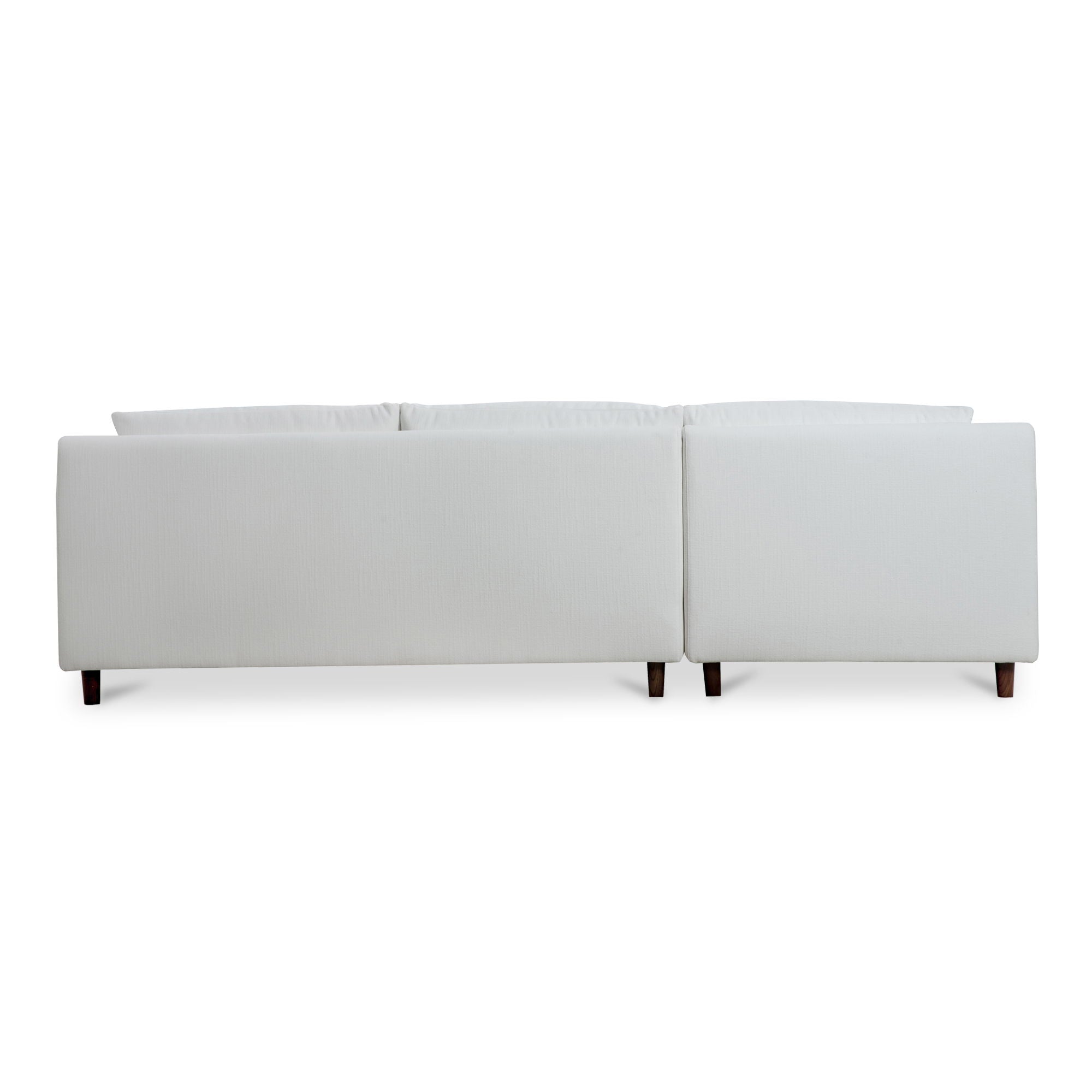Hutton - Left Sectional - White