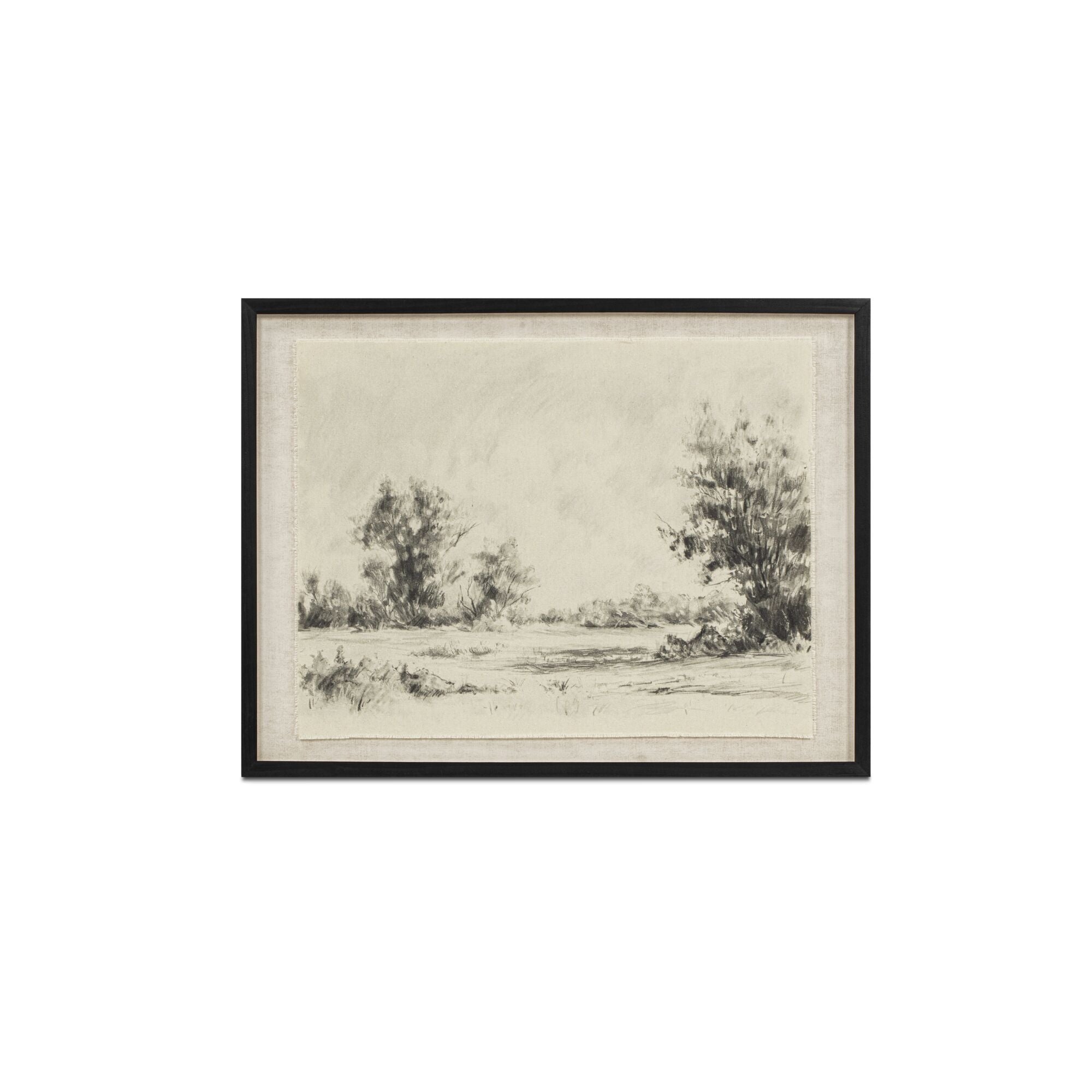 Briar - Framed Print On Linen - Multicolor