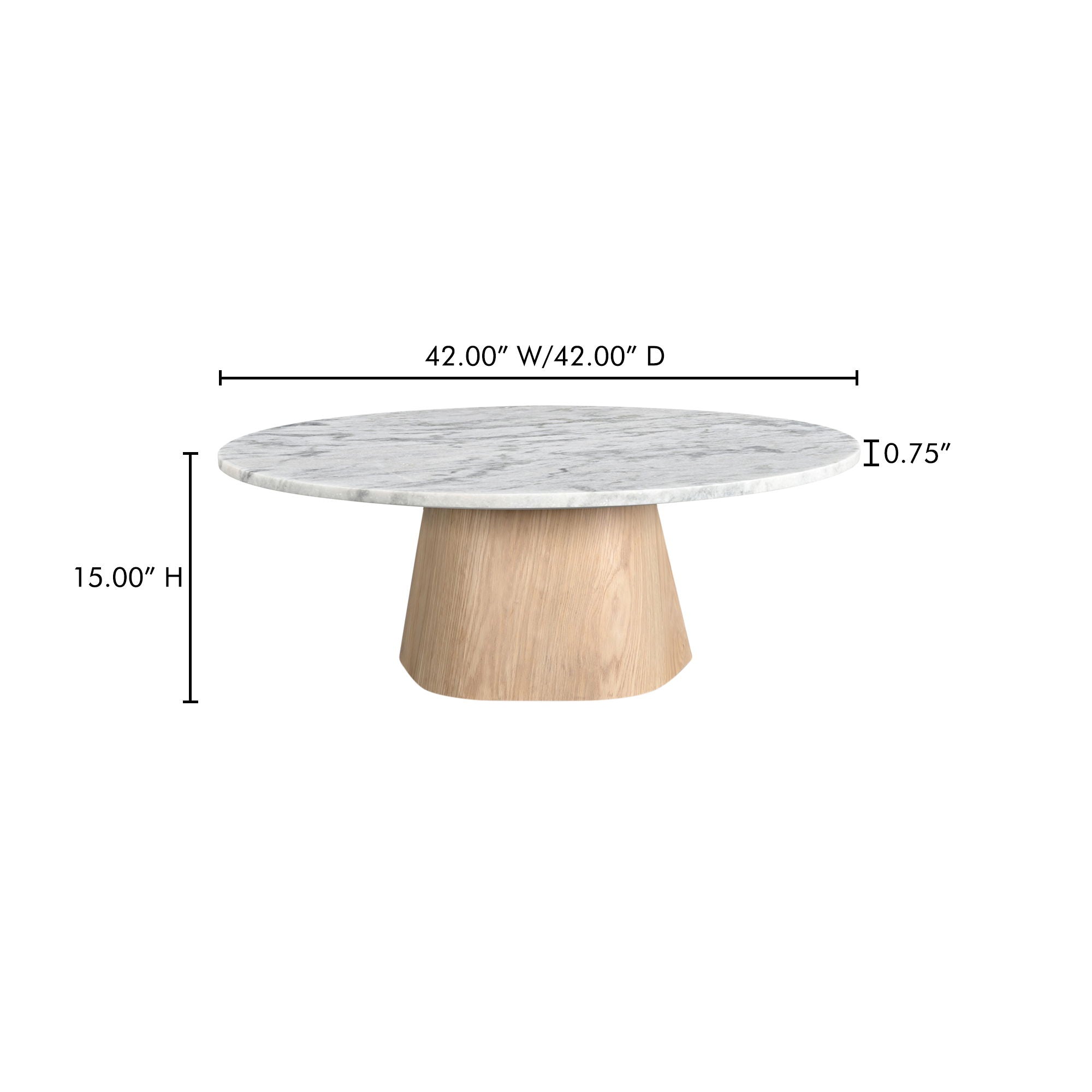 Evelyn - Coffee Table - White