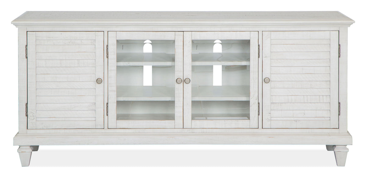 Newport - Entertainment Wall - Alabaster