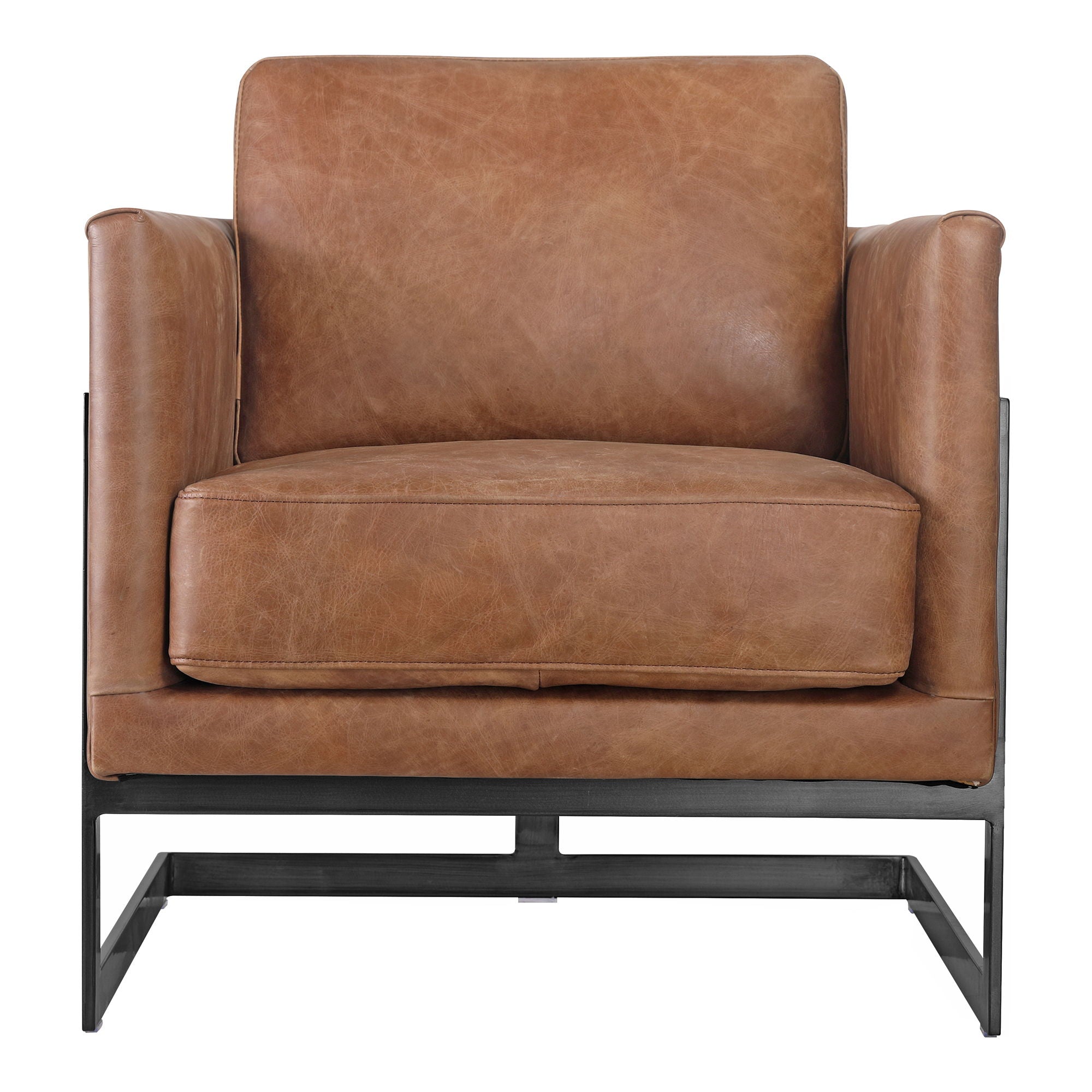 Luxley - Club Chair - Light Brown