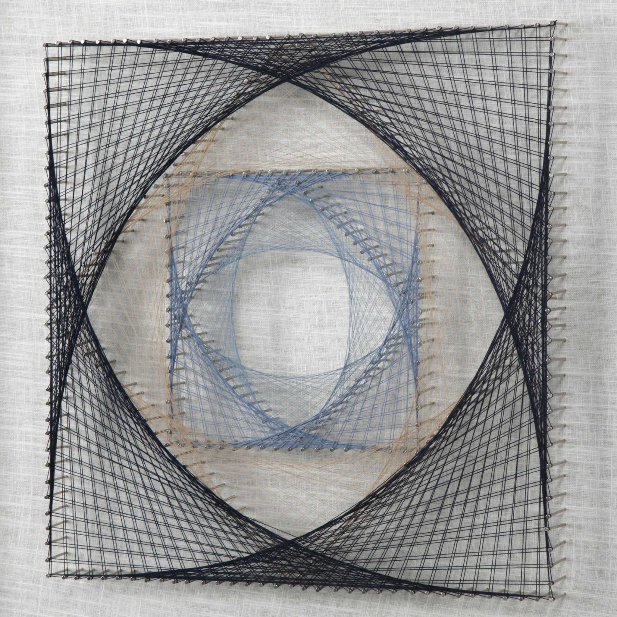 String Duet - Geometric Art (Set of 2) - Black