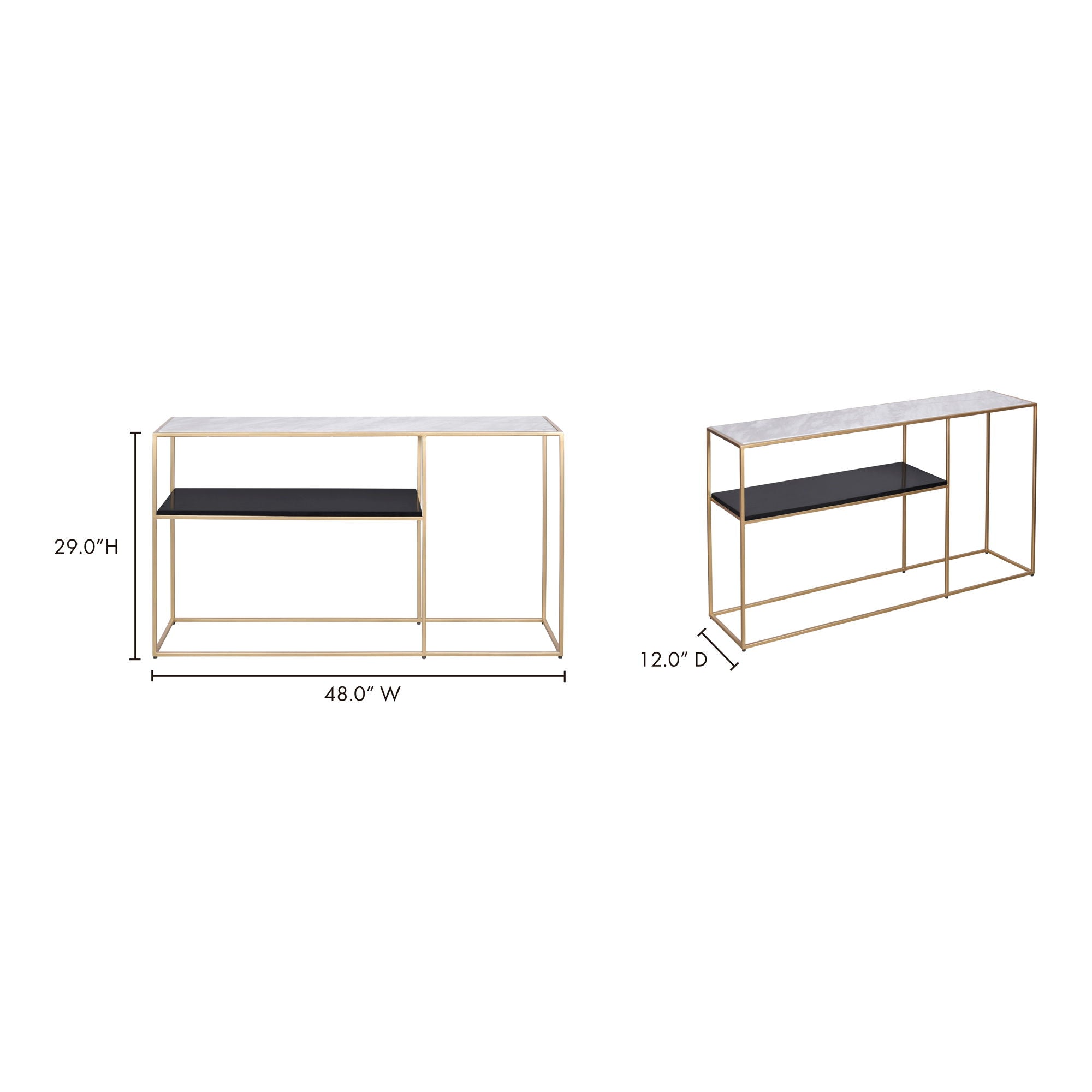 Mies - Console Table - White