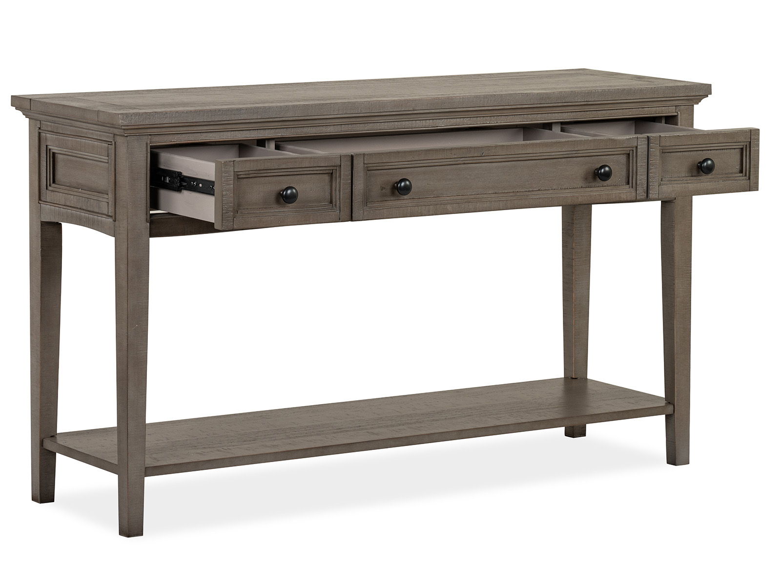 Paxton Place - Rectangular Sofa Table - Dovetail Grey