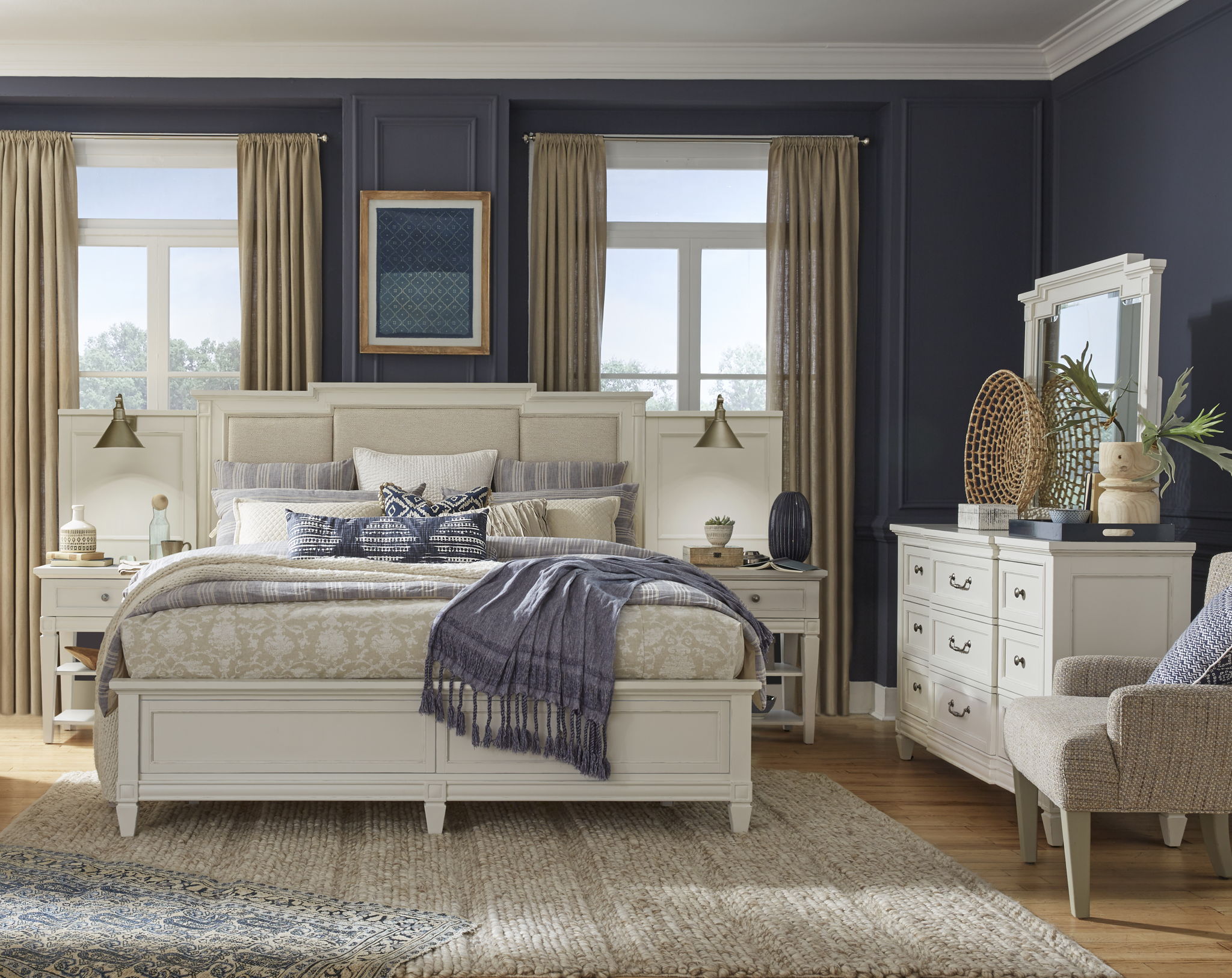 Willowbrook - Upholstered Wall Panel Bed