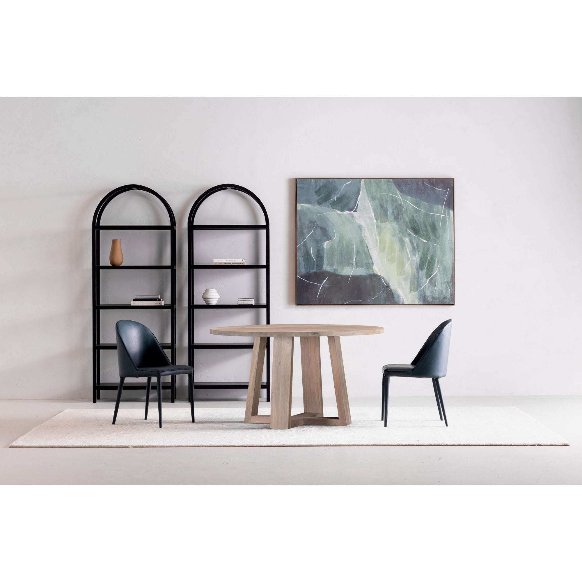Tanya - Round Dining Table - Gray