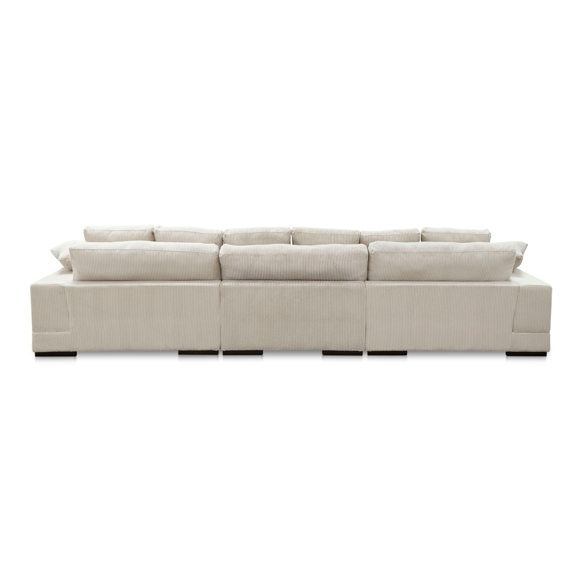 Plunge - Large Sectional - Cappuccino