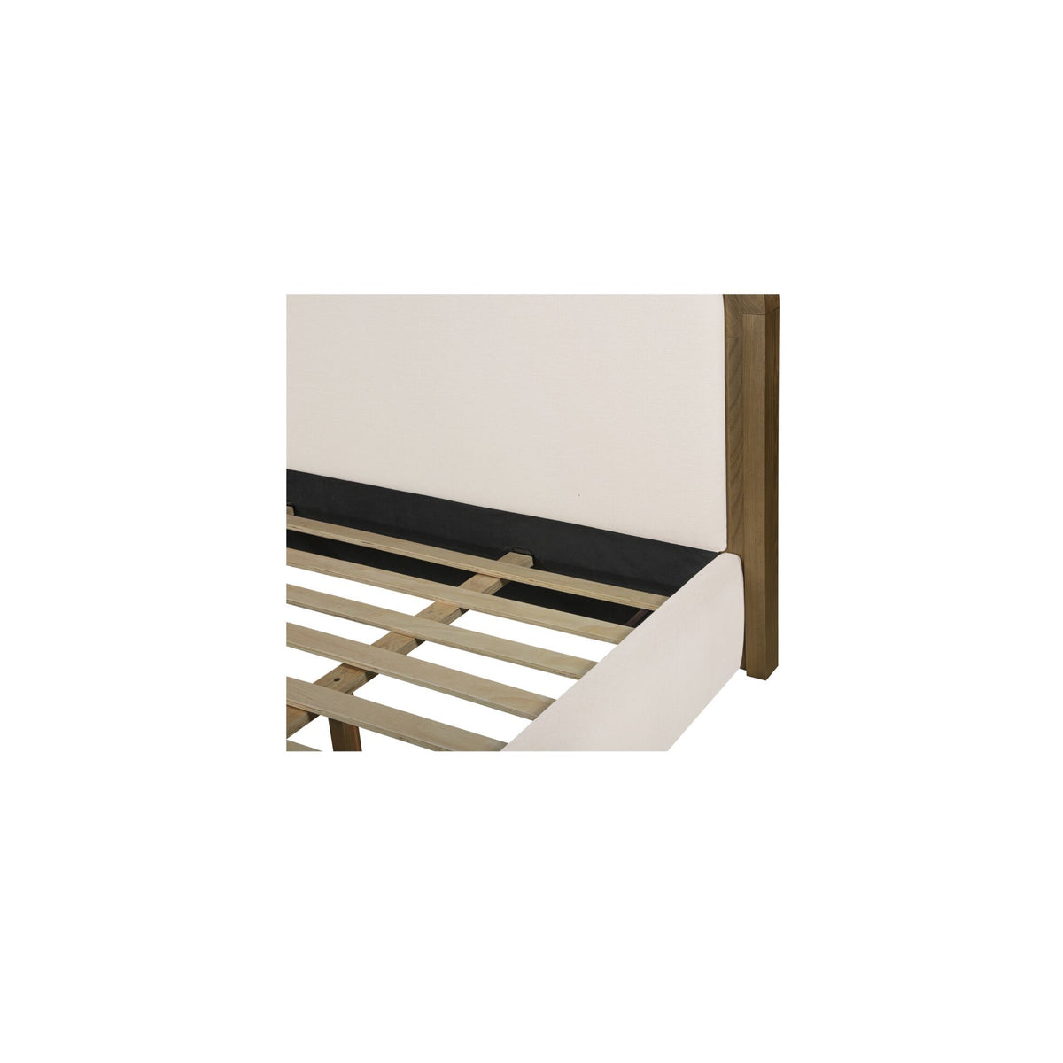 Camilla - King Bed - Oat / White / Beige