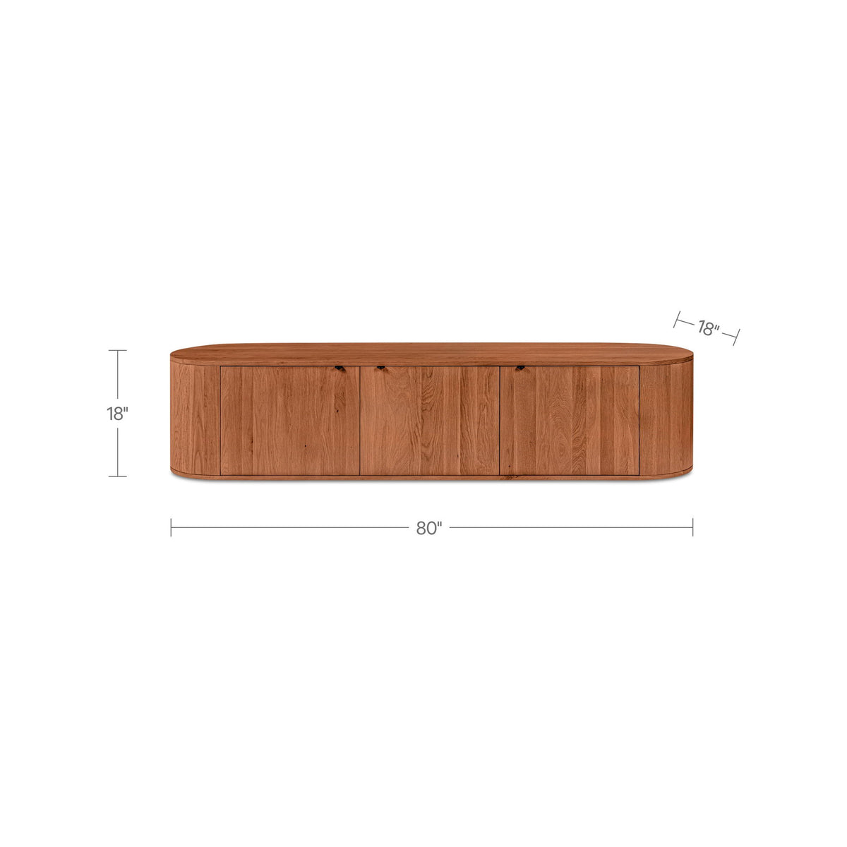 Theo - Media Bench - Brown