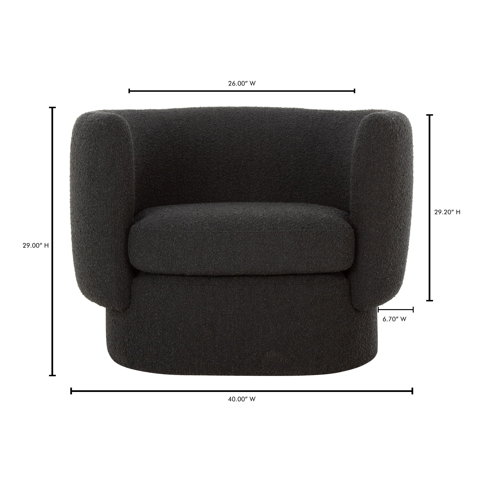 Koba - Chair - Black