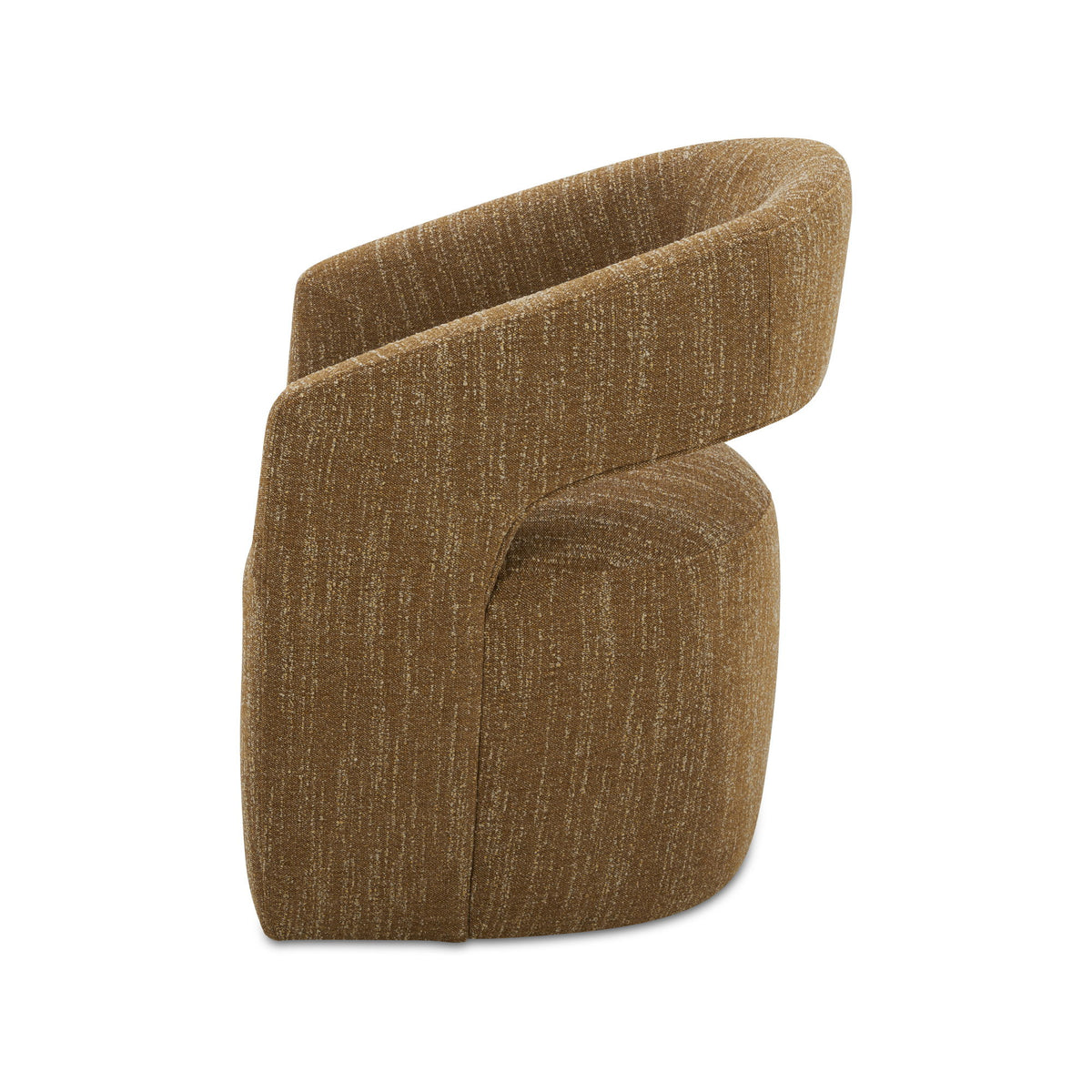 Barrow - Rolling Dining Chair - Amber Glow / Yellow