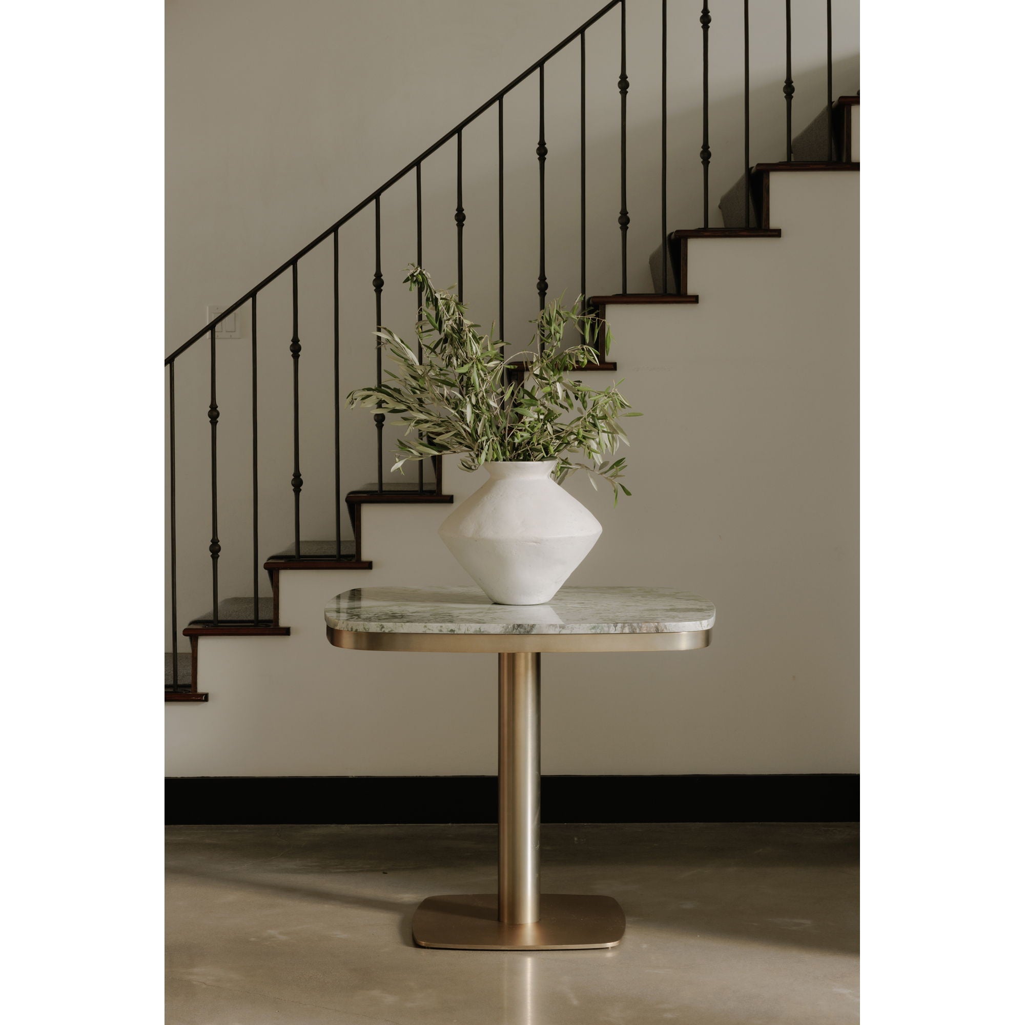 Celeste - Cafe Table - Antique Brass