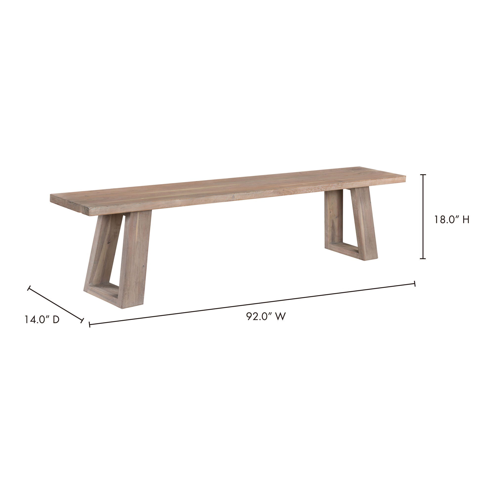 Tanya - Bench - Acacia