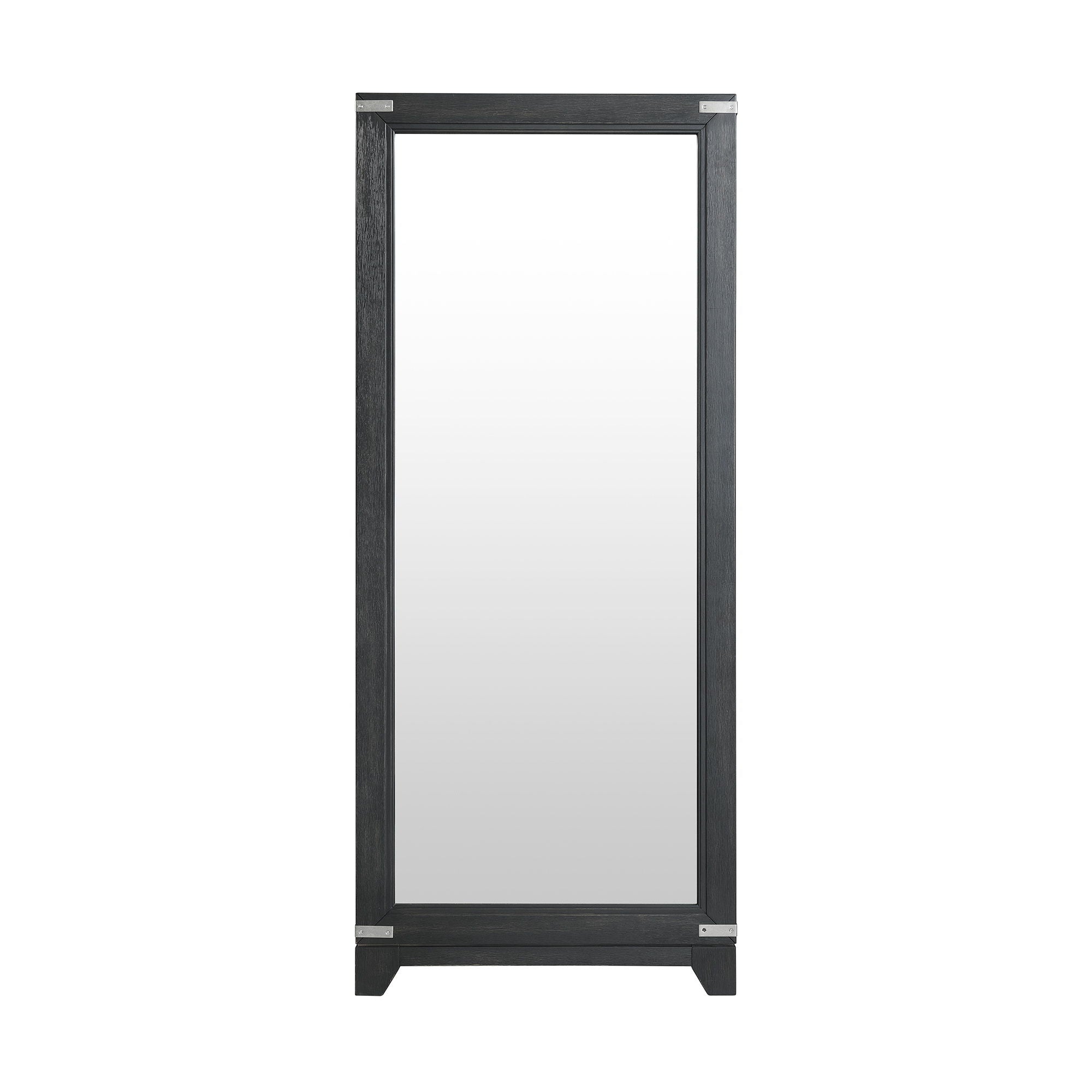 Laguna - Floor Mirror - Weathered Steel