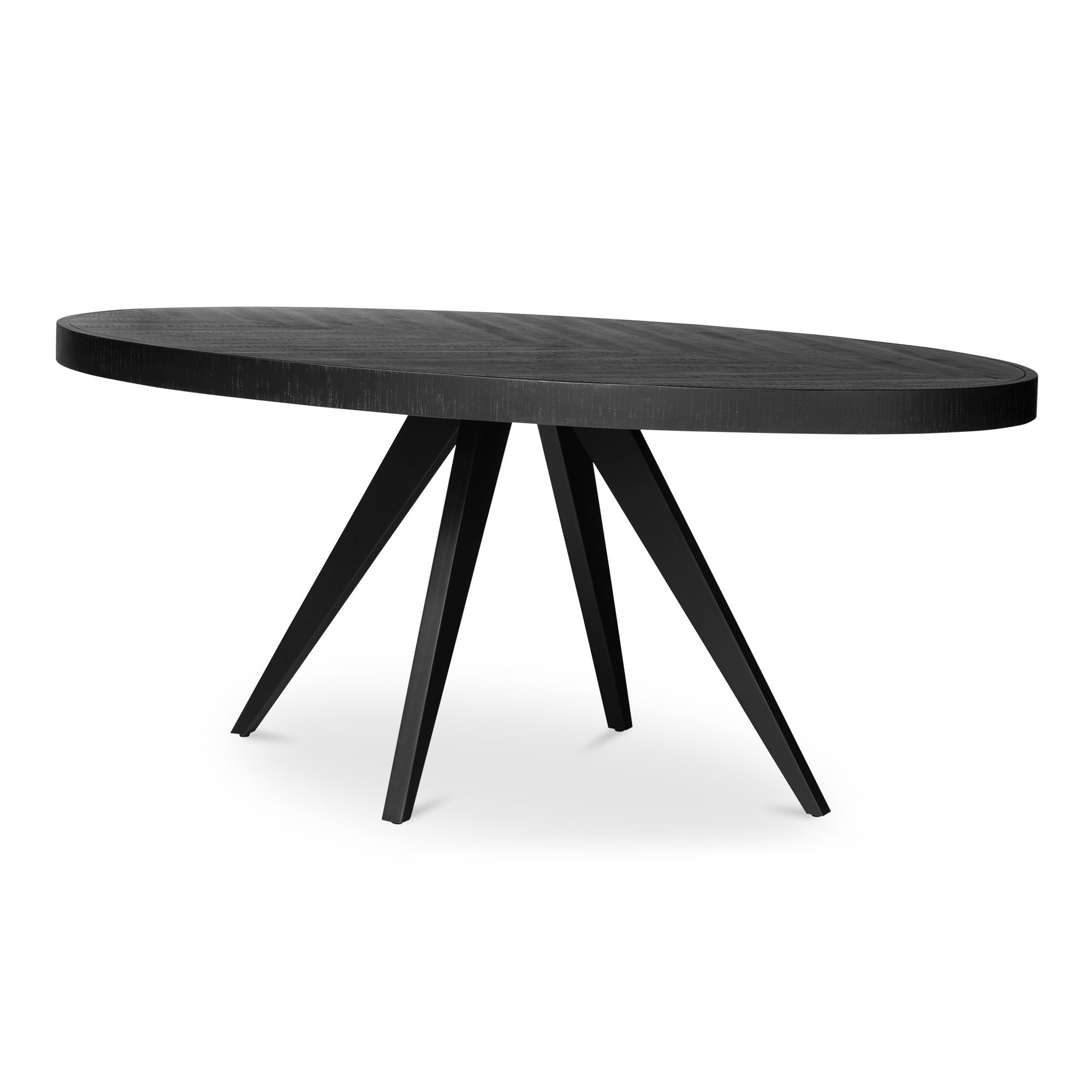 Parq - Oval Dining Table - Black