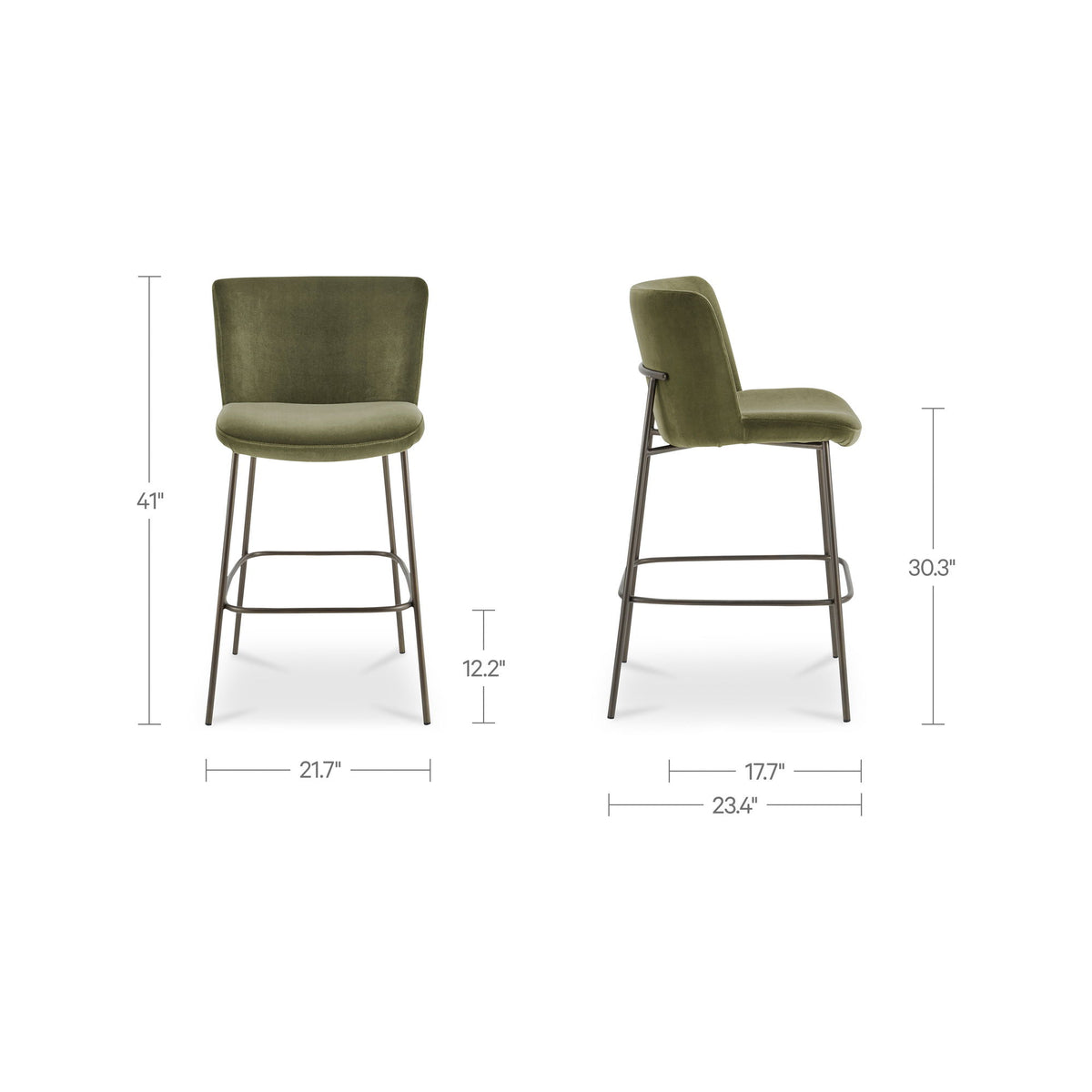 Early - Bar Stool - Green