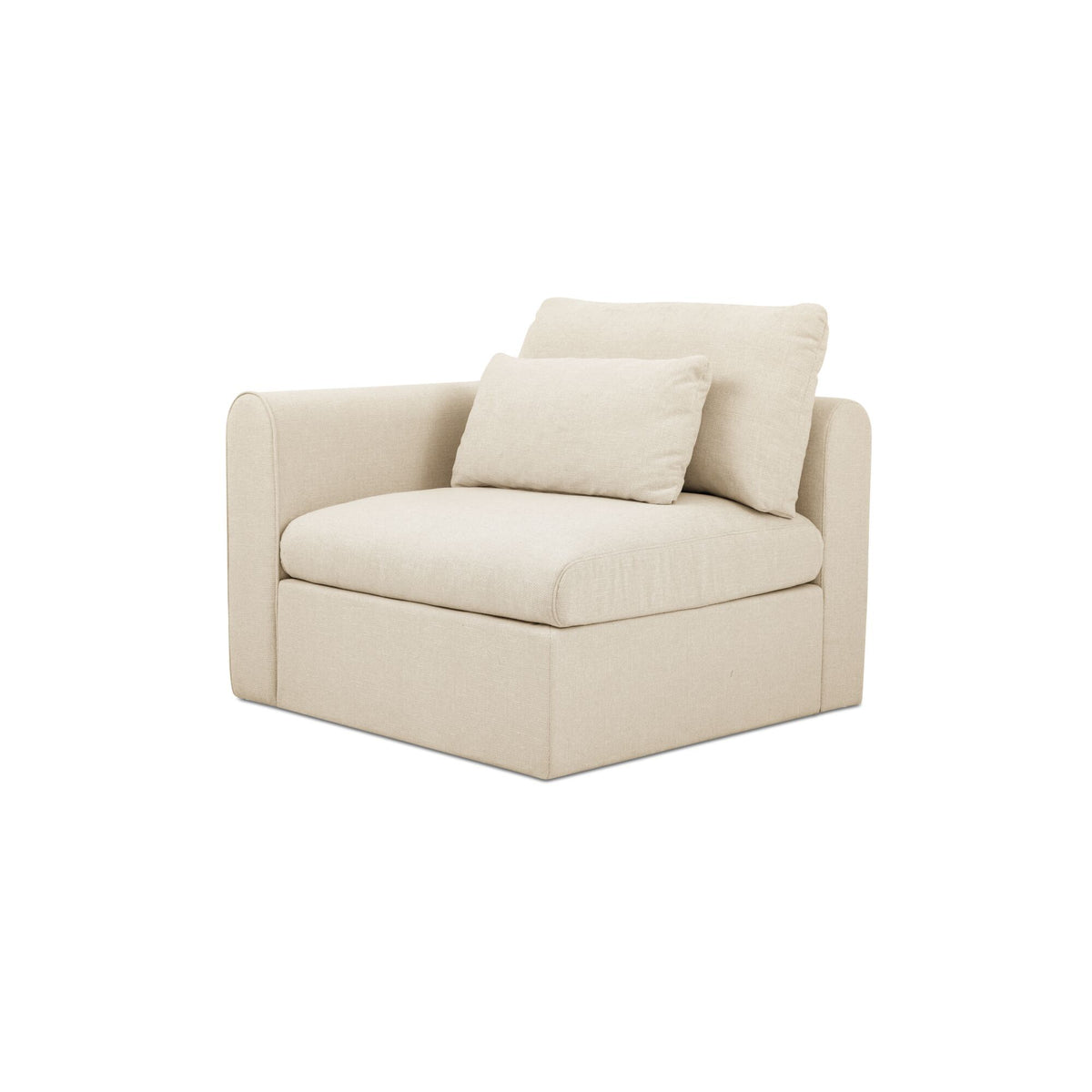 Swift - Left Arm Facing Chair - Light Beige