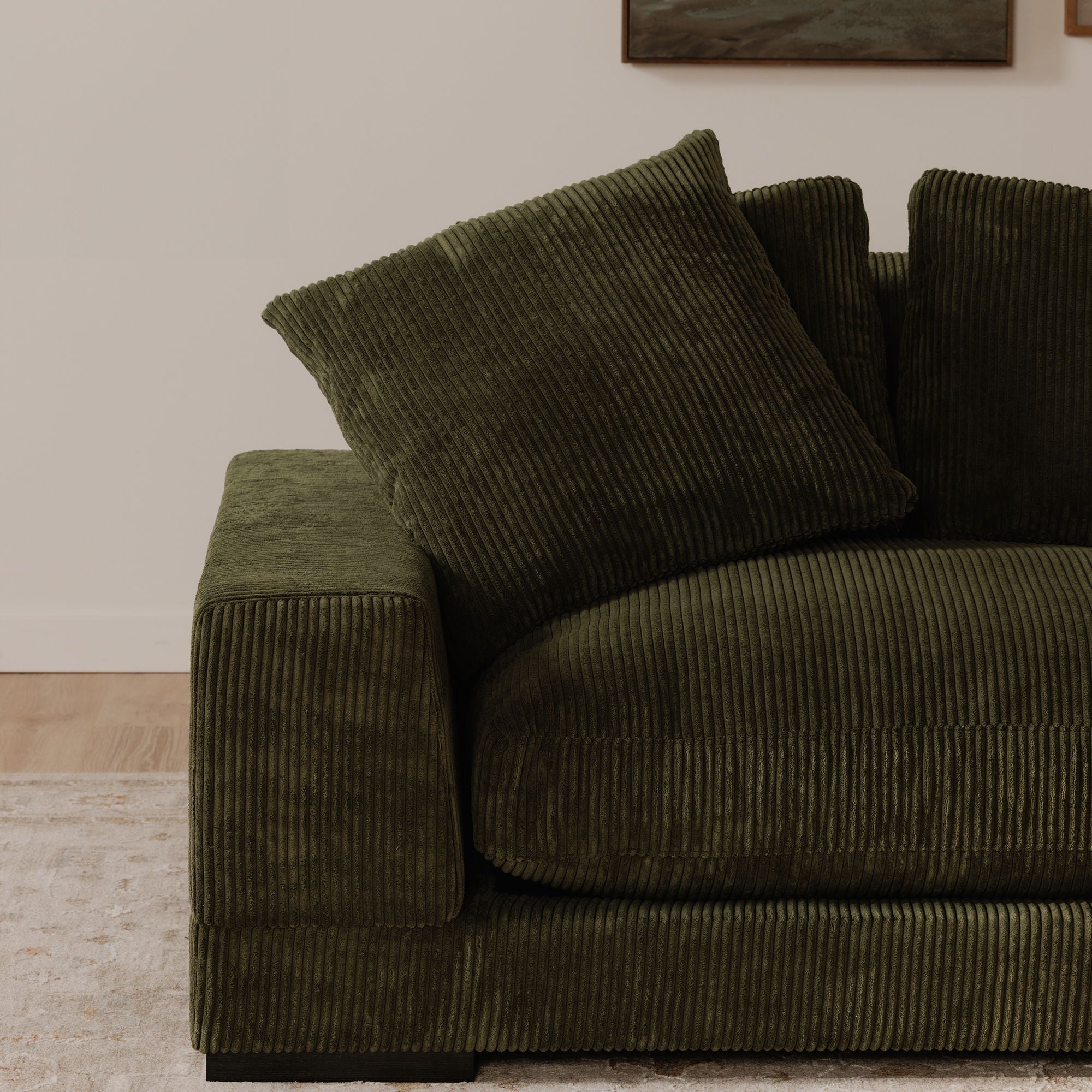 Plunge - Sectional - Dark Green