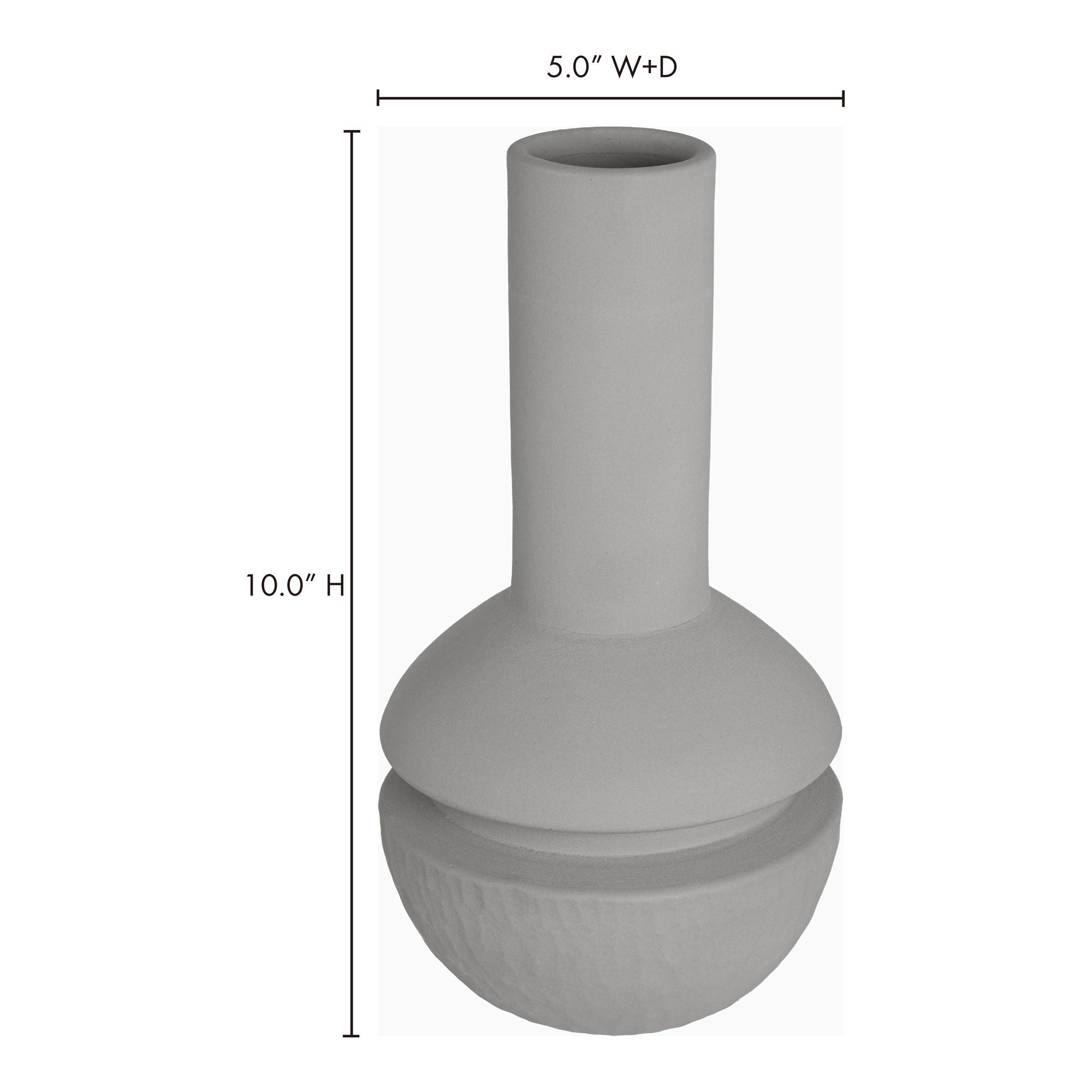 Arro - Decorative Vessel - Dark Gray