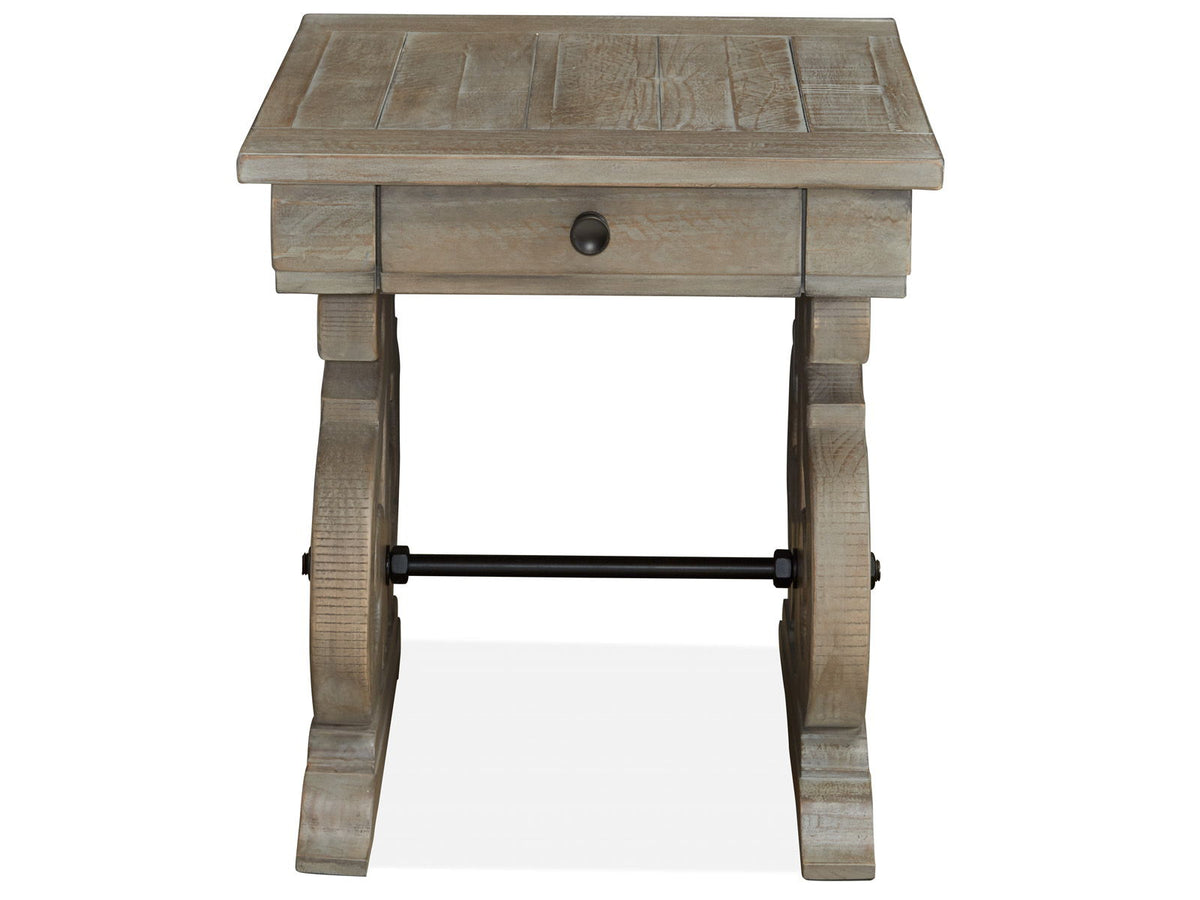 Tinley Park - Rectangular End Table - Dove Tail Gray