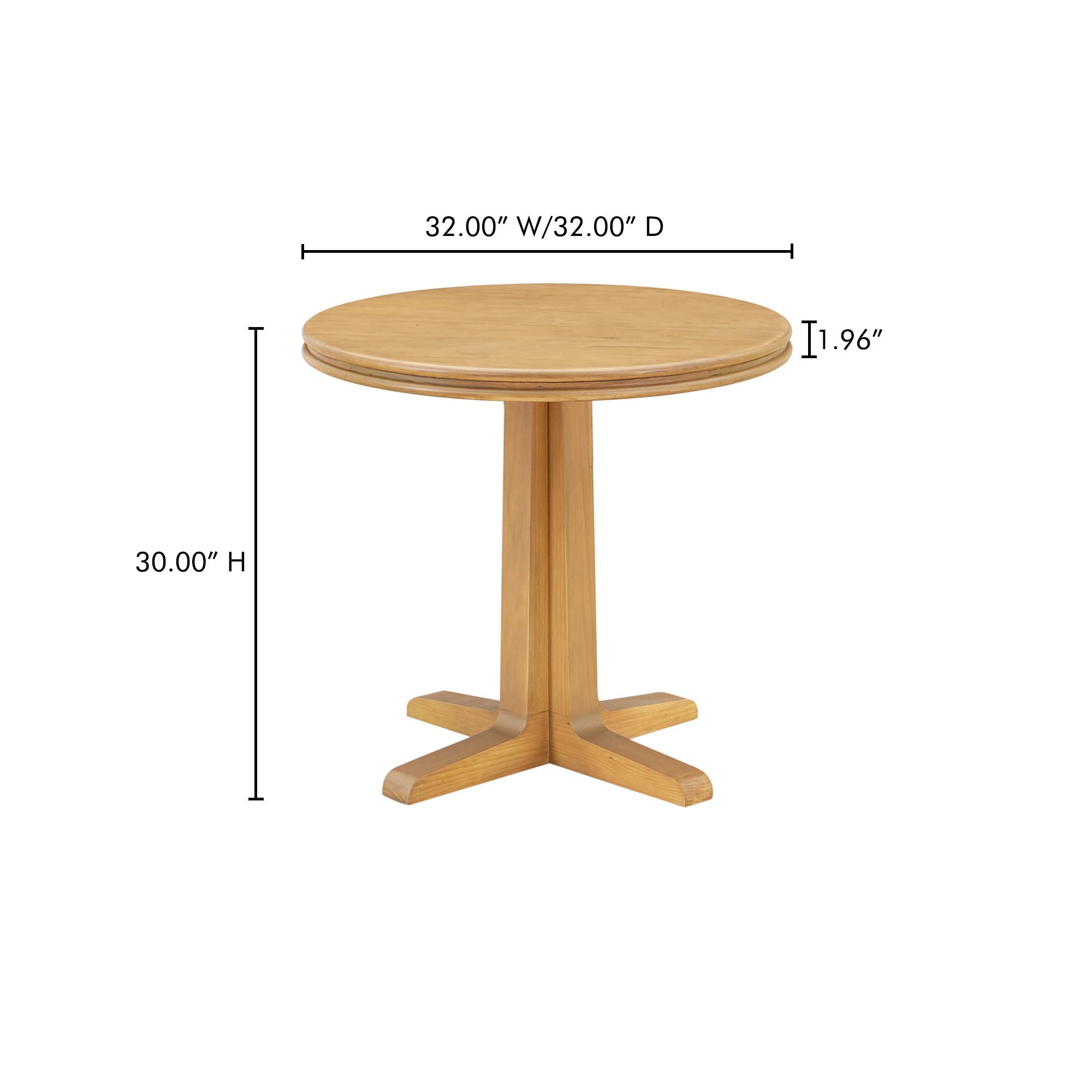 Charles - Cafe Table - Light Brown