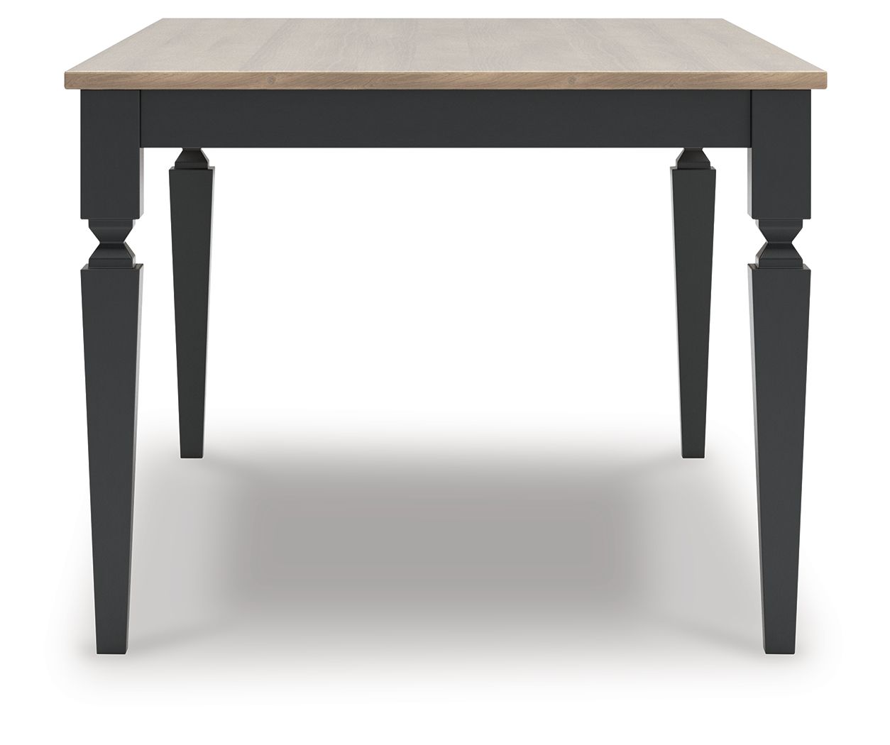 Brenkerton - Grayish Brown / Black - Rectangular Dining Room Table