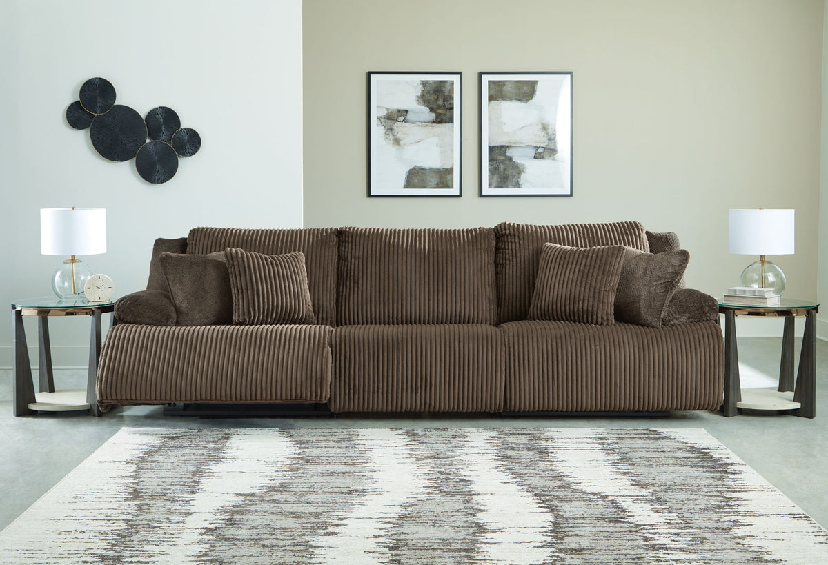 Top Tier - 3 Piece Reclining Sectional