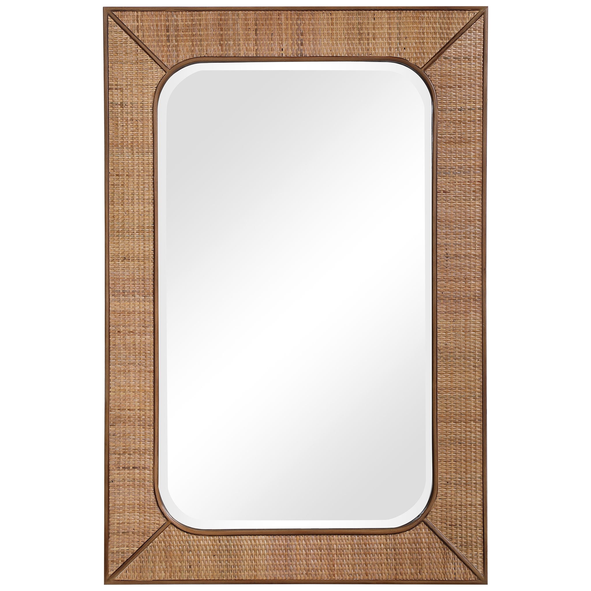 Tahiti - Rattan Mirror - Light Brown