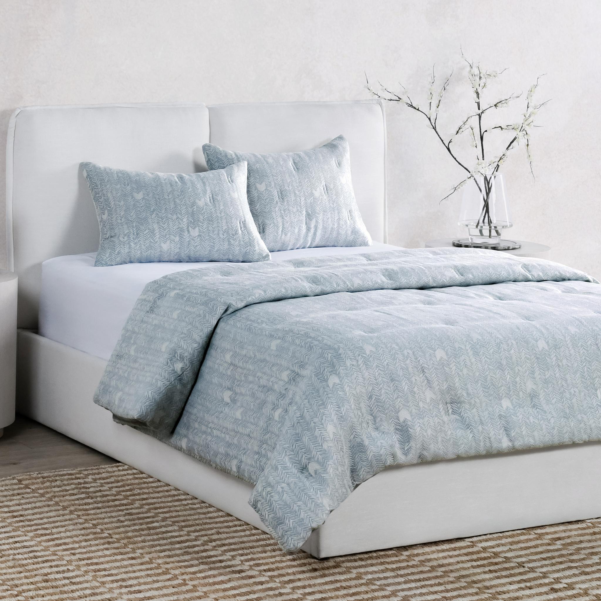 French Herringbone - 3 Piece Comforter Set