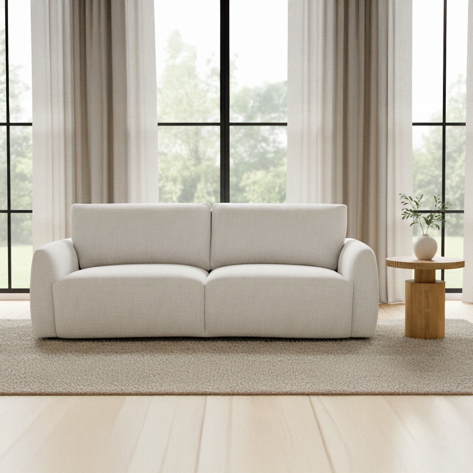 Callie - 91" Sofa - Flecked Oat