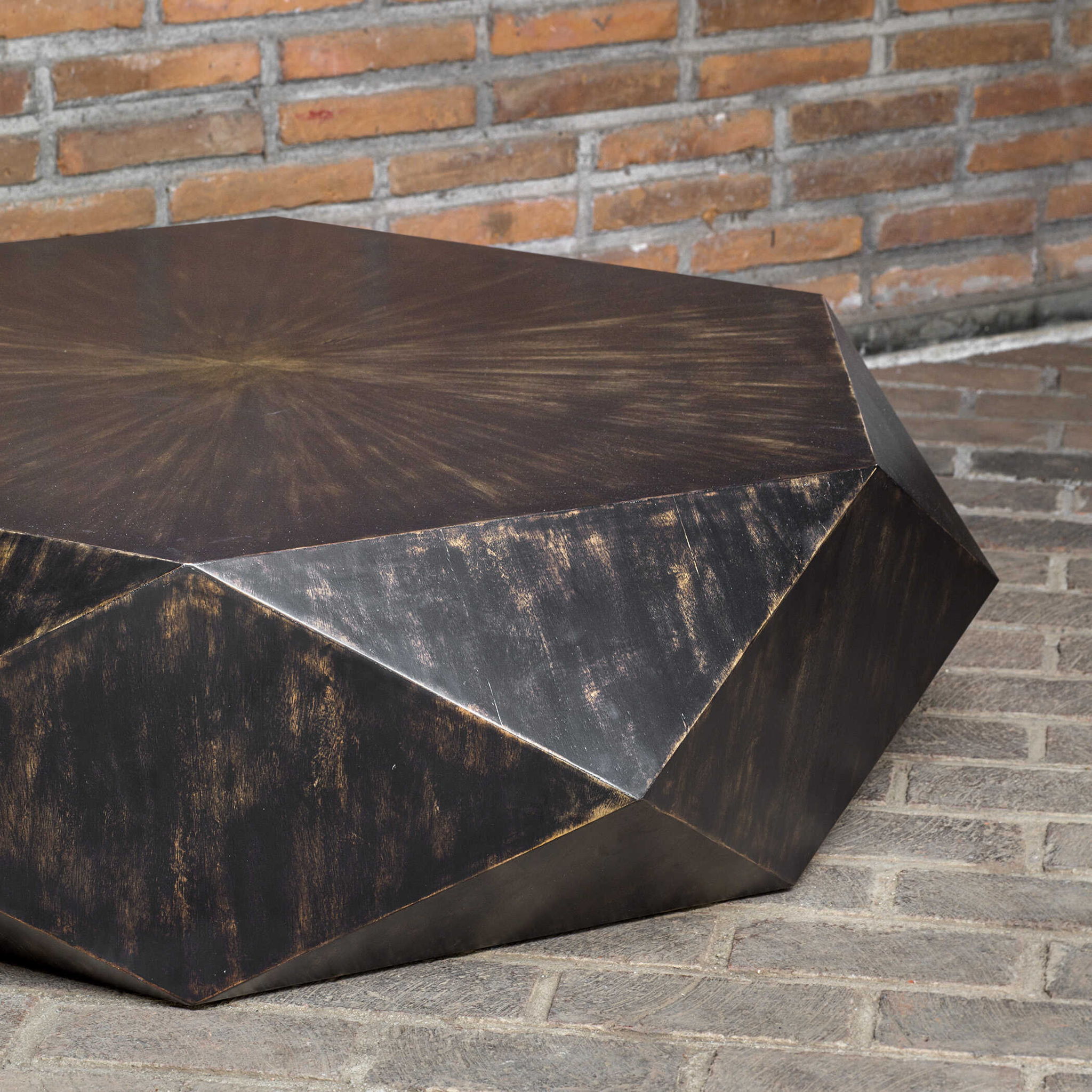 Volker - Coffee Table - Worn Black