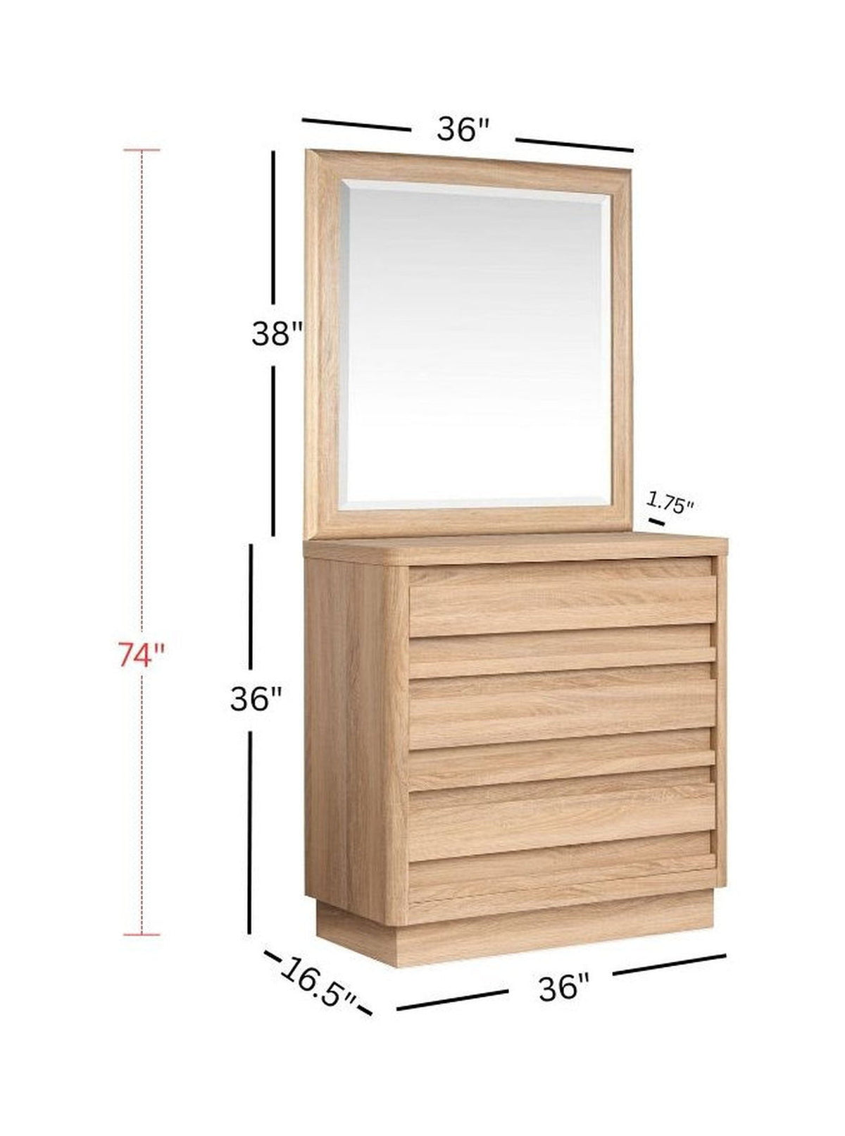 Brentwood Heights - Single Drawer Dresser