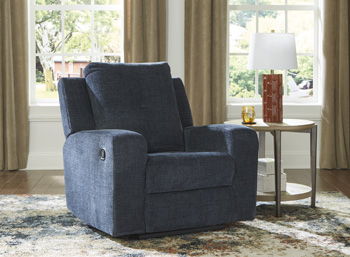 Danum - Ink - Zero Wall Recliner - Fabric