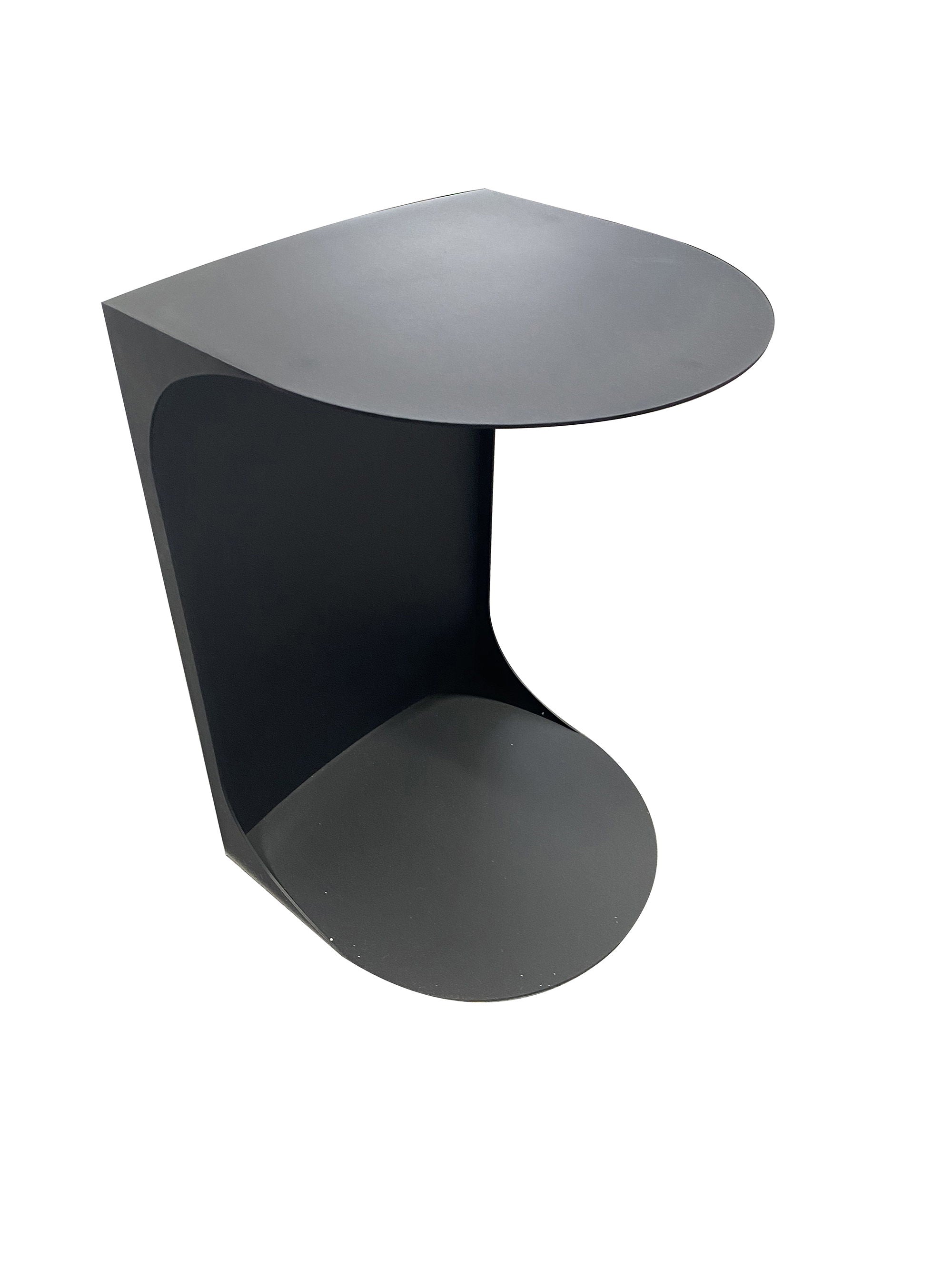 Cote - Metal 16" Accent Table - Black