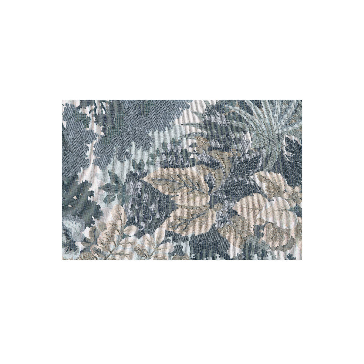 Heidi - Storage Ottoman Tapestry - Blue / Gray