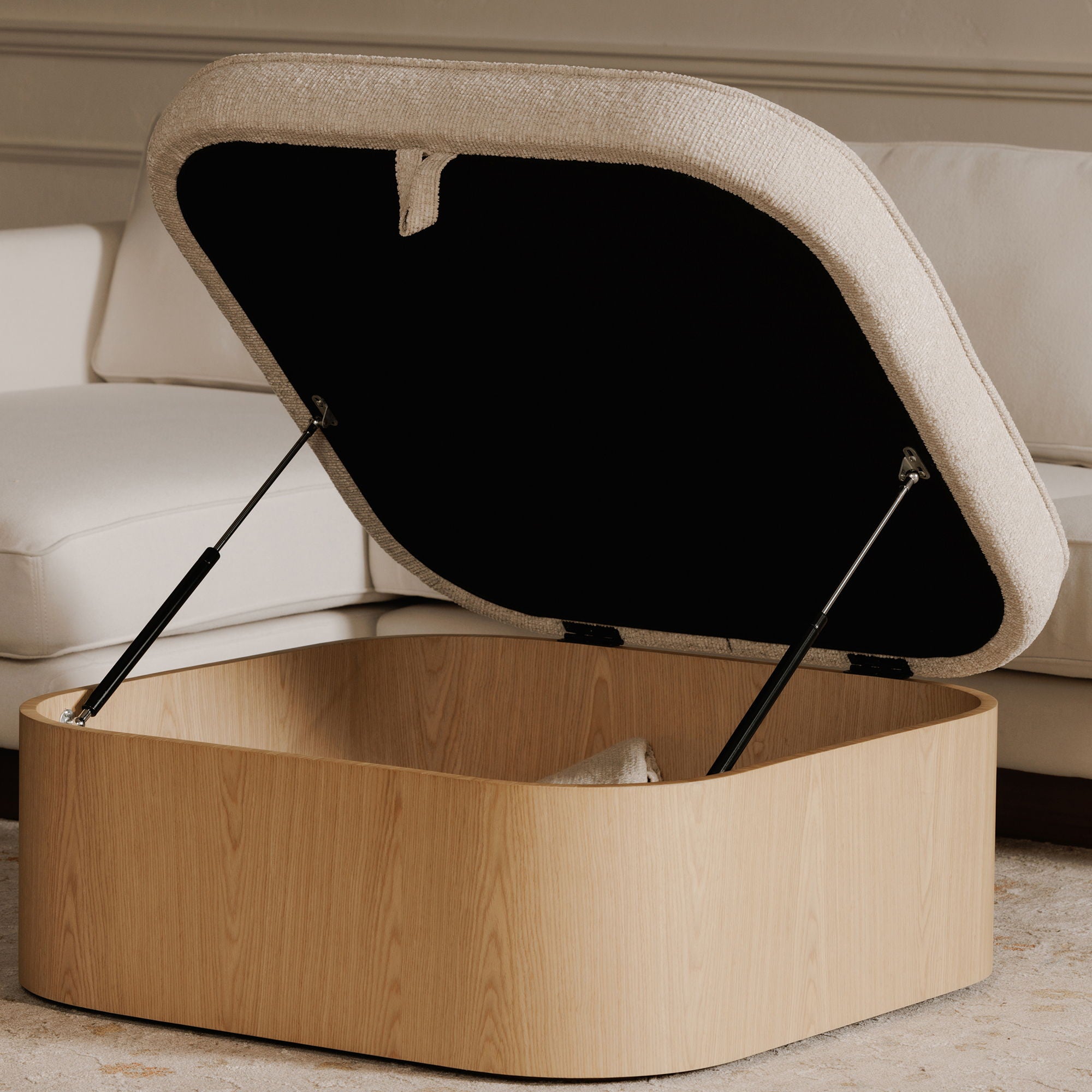 Sonny - Ottoman - Ash