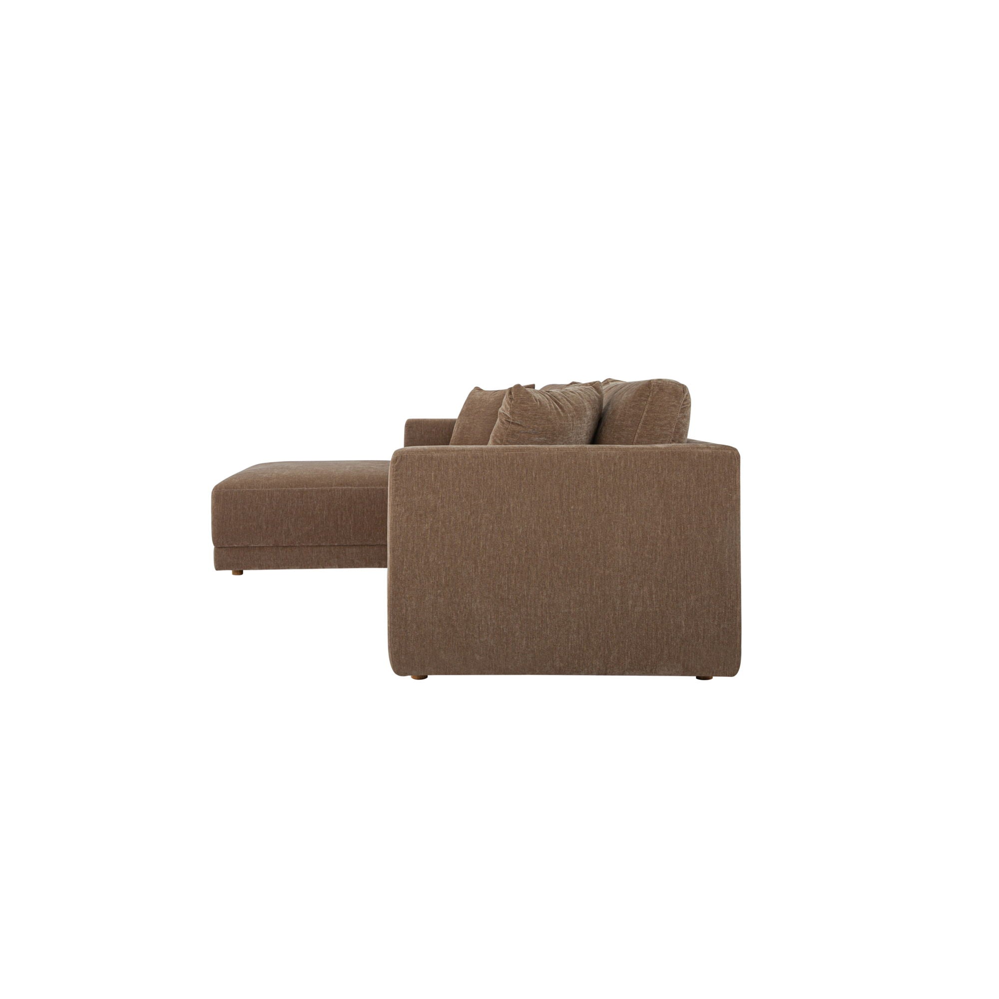 Bryn - Sectional Camel Left Stationary Sofa - Light Brown