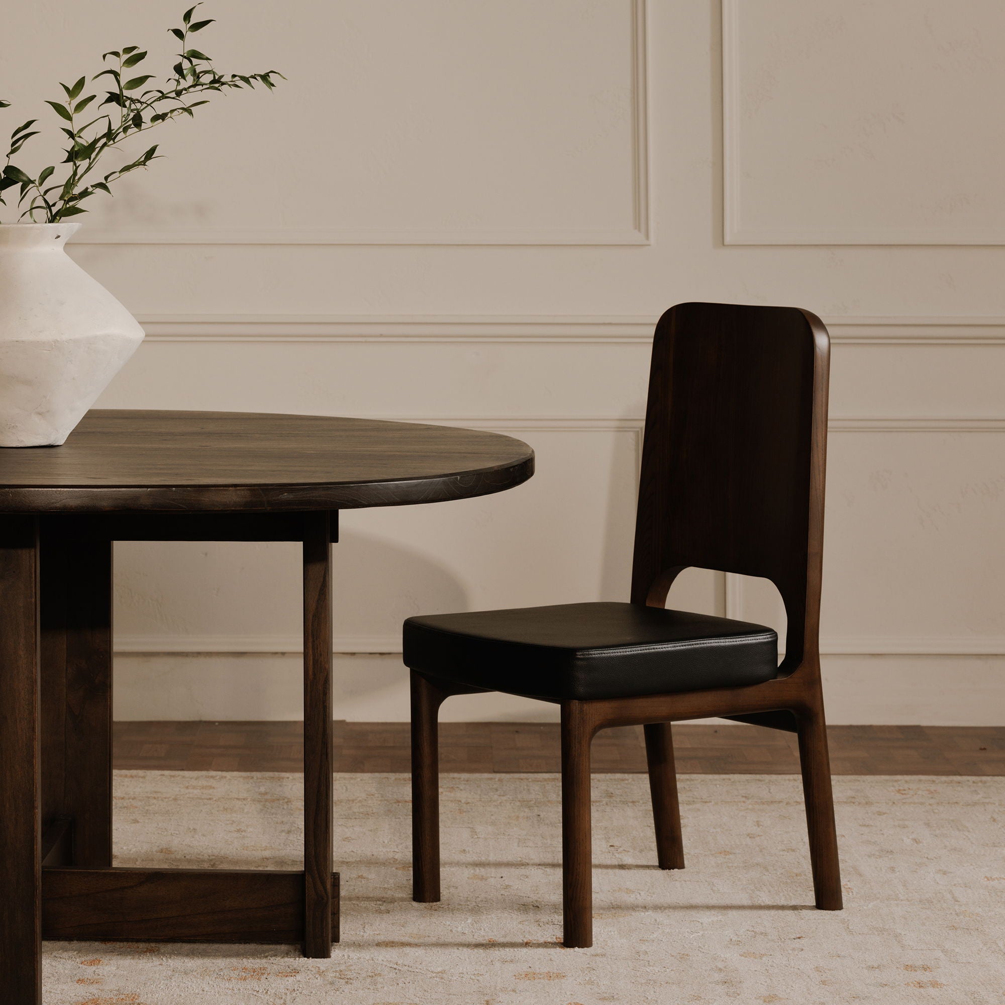 Kerr - Dining Chair (Set of 2) - Walnut / Black
