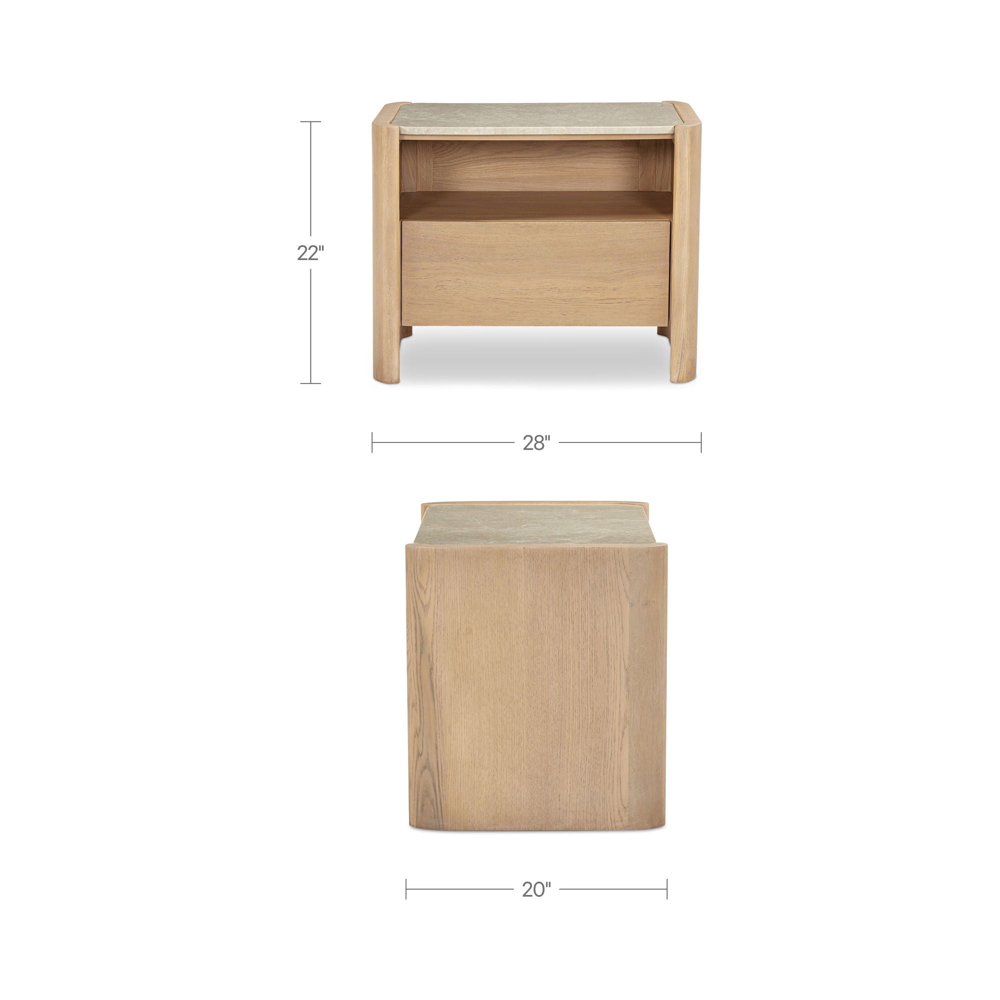 Lane - Nightstand - Natural